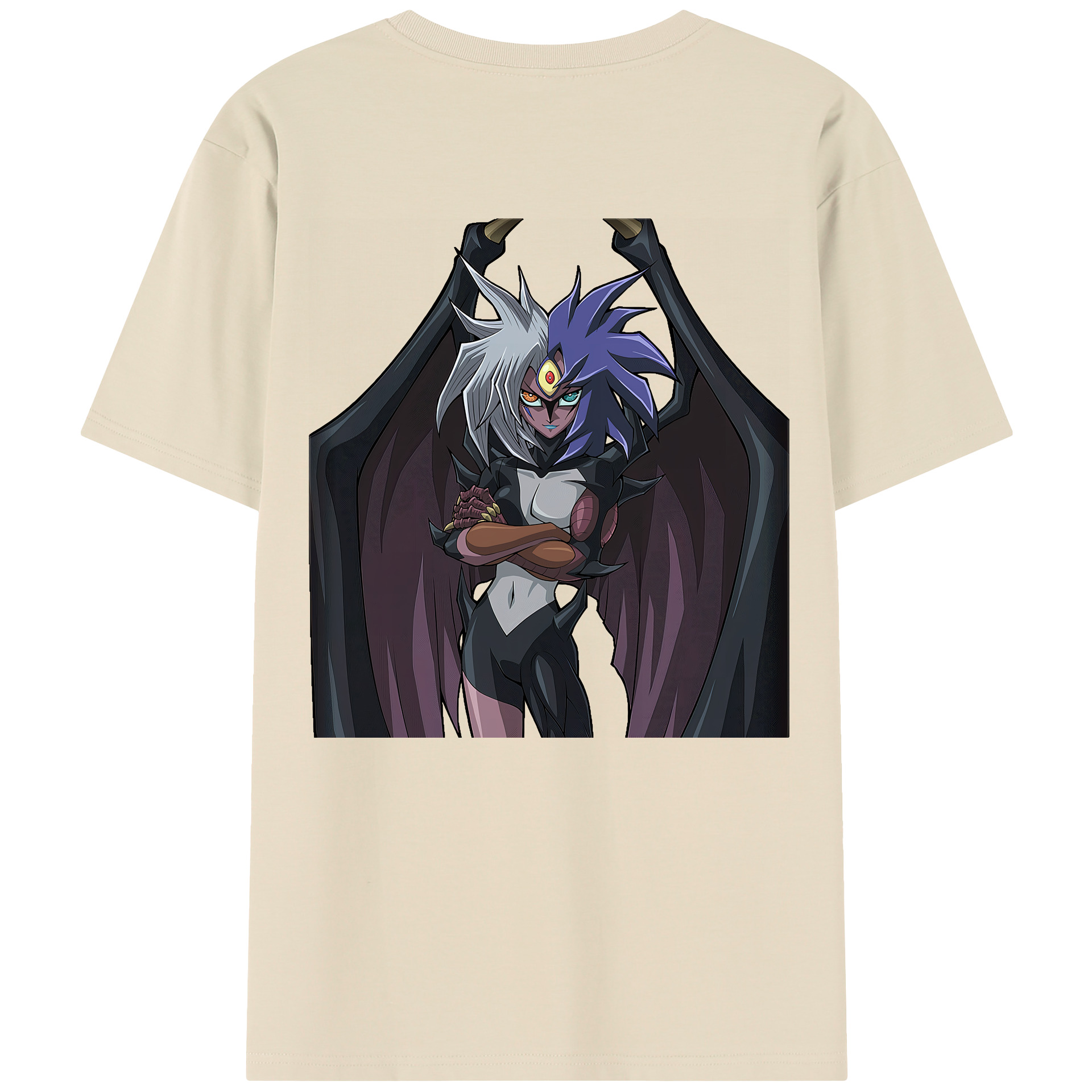 （画像用） 遊☆戯☆王 Yu-Gi-Oh! 綿100％半袖Tシャツ（背面プリント）