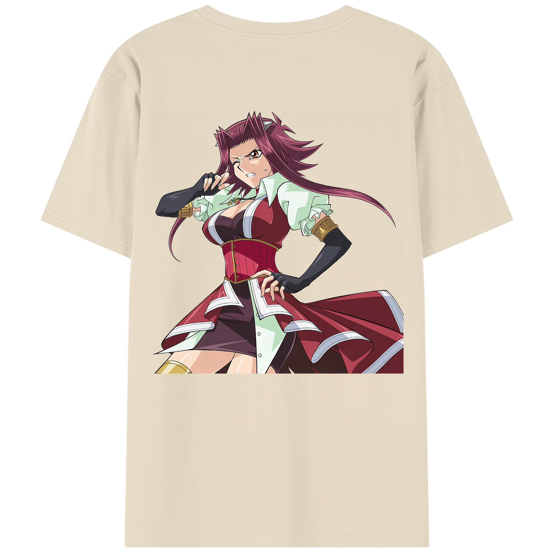 （画像用） 遊☆戯☆王 Yu-Gi-Oh! 綿100％半袖Tシャツ（背面プリント）