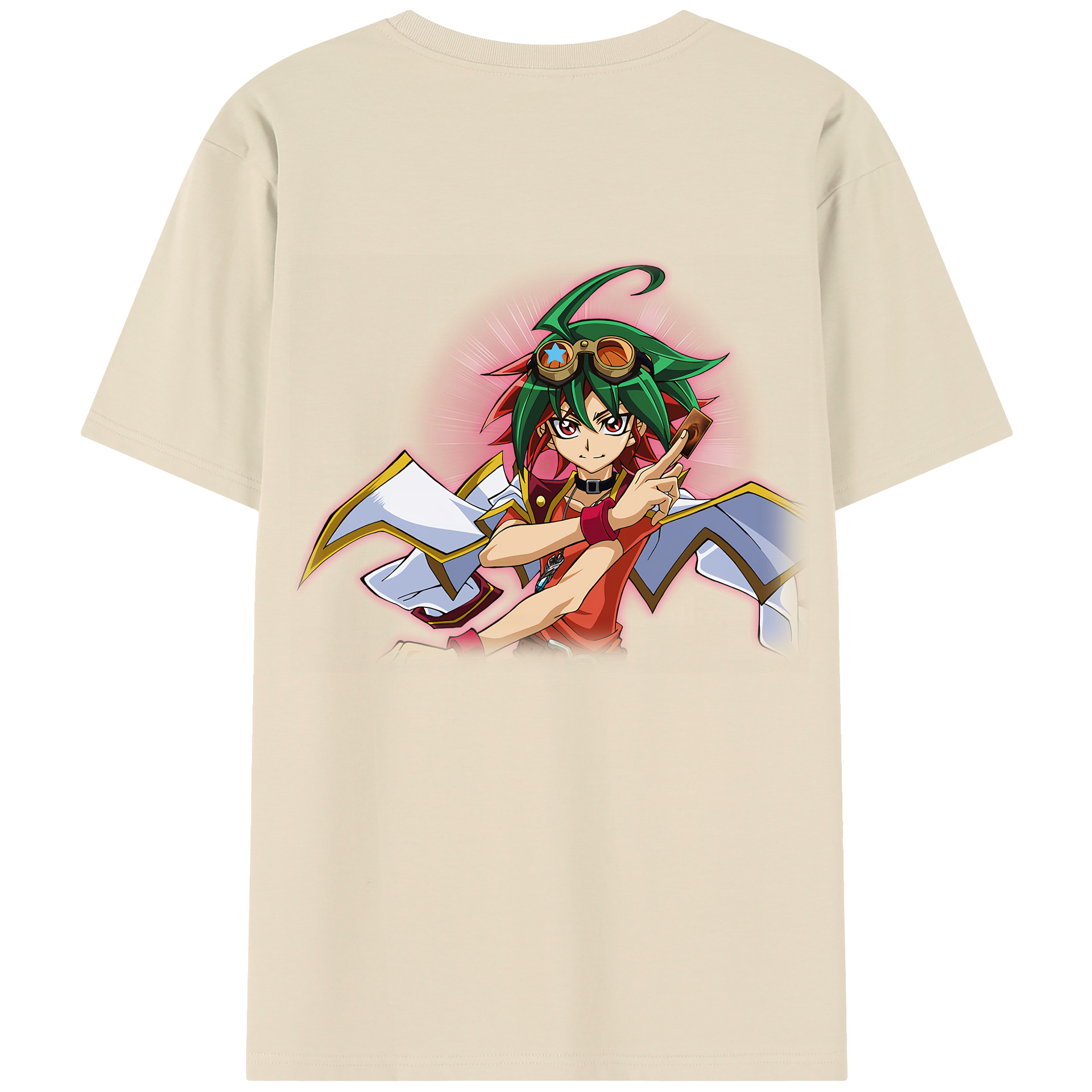 （画像用） 遊☆戯☆王 Yu-Gi-Oh! 綿100％半袖Tシャツ（背面プリント）
