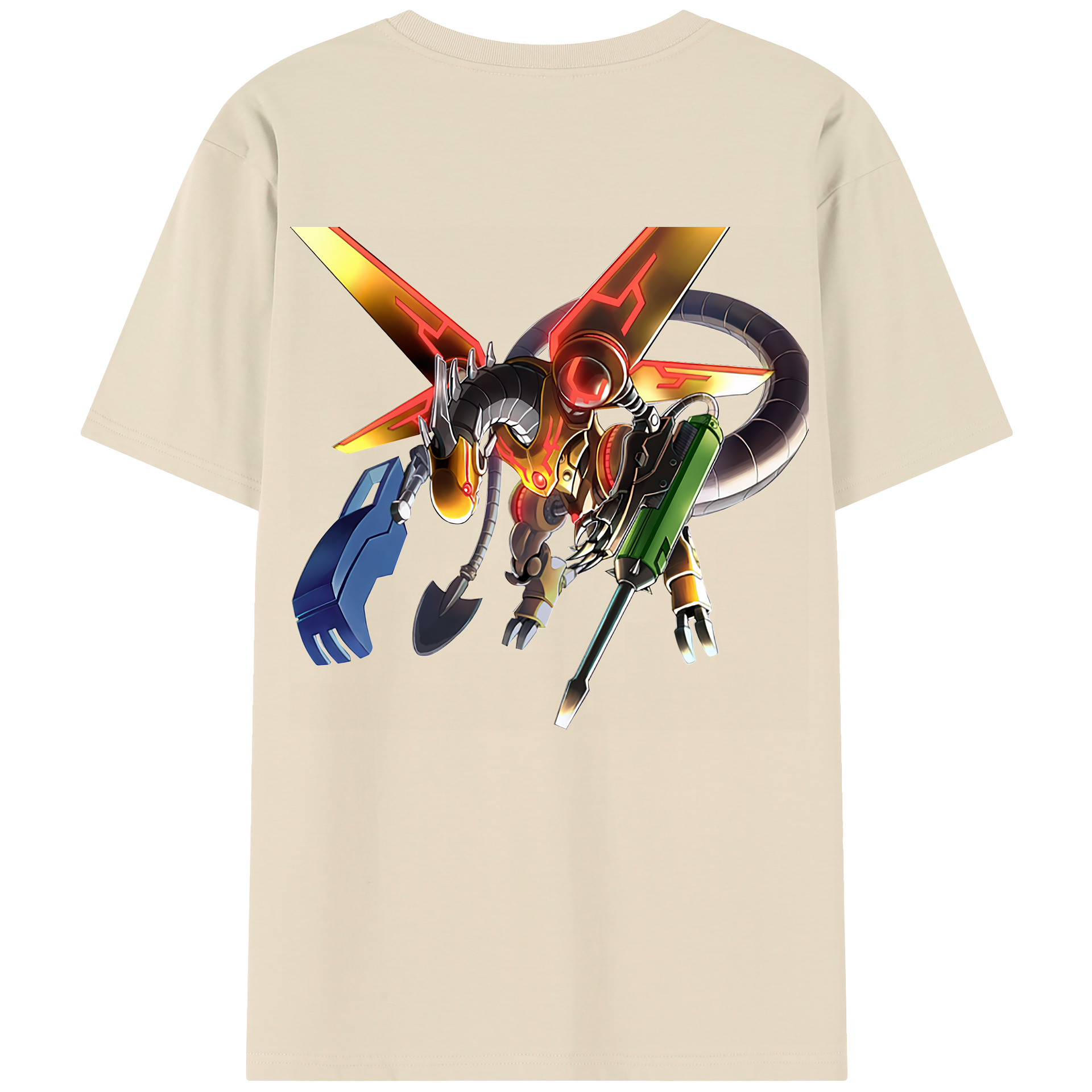 （画像用） 遊☆戯☆王 Yu-Gi-Oh! 綿100％半袖Tシャツ（背面プリント）