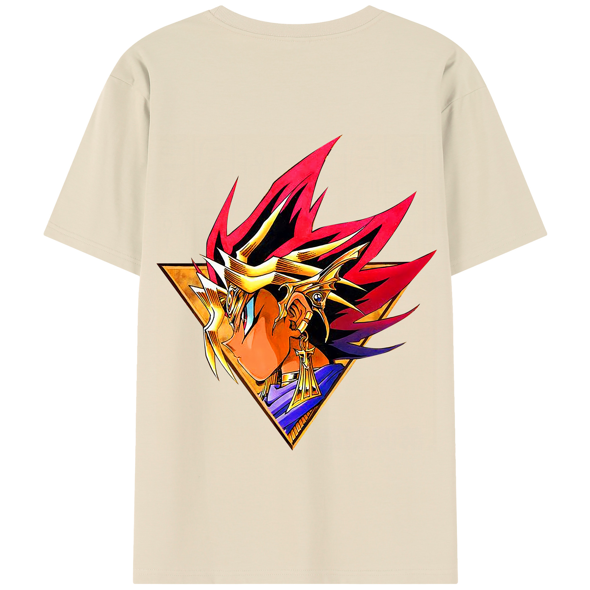 （画像用） 遊☆戯☆王 Yu-Gi-Oh! 綿100％半袖Tシャツ（背面プリント）