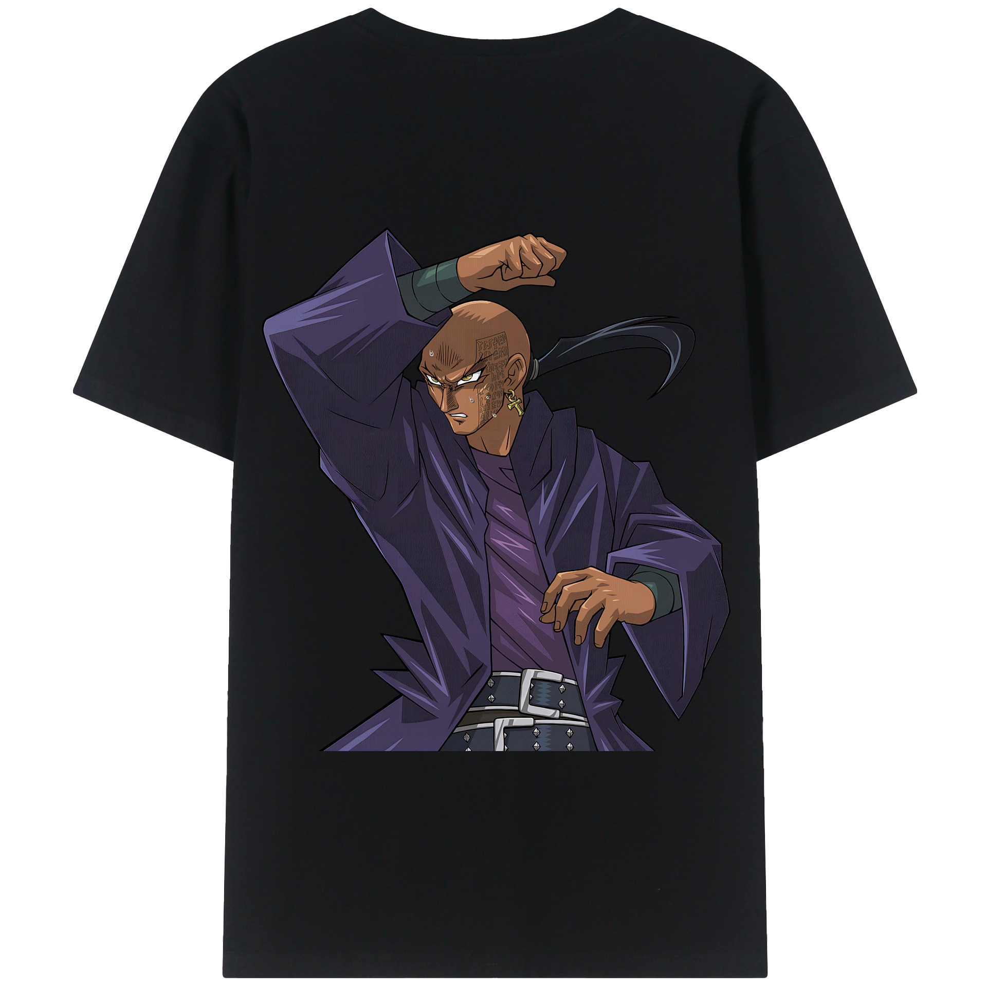 （画像用） 遊☆戯☆王 Yu-Gi-Oh! 綿100％半袖Tシャツ（背面プリント）