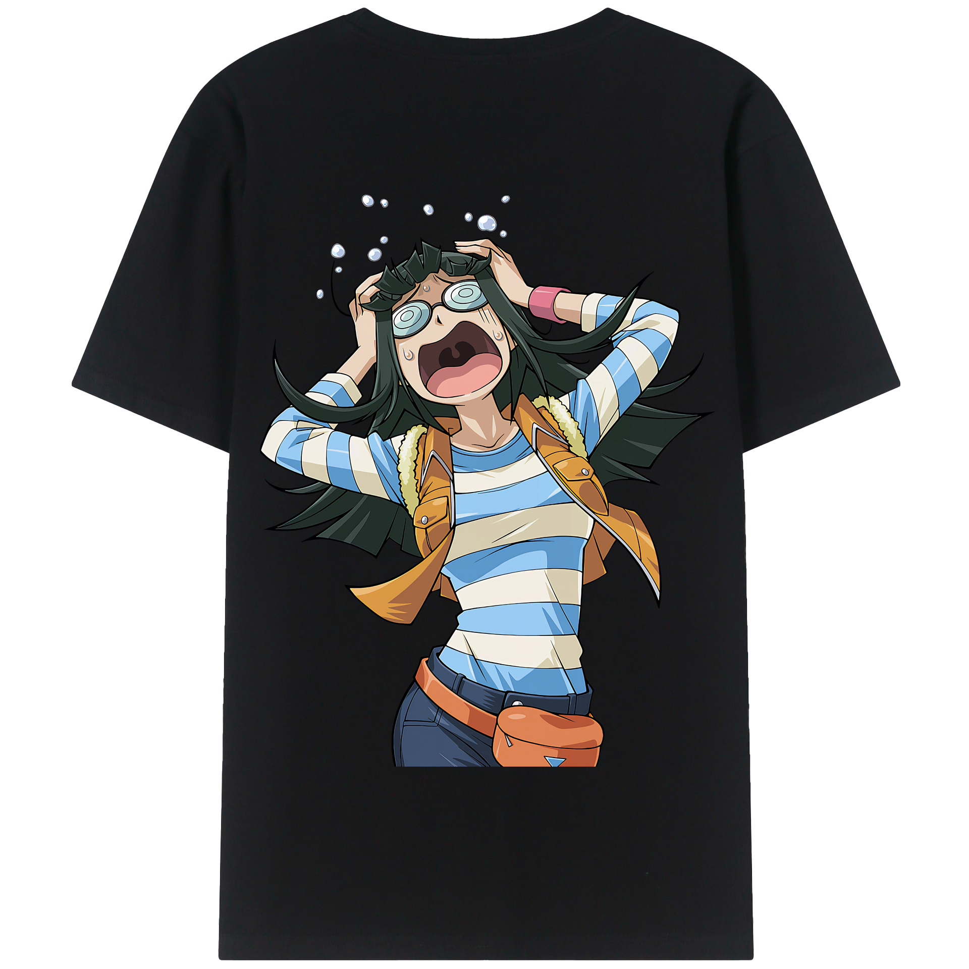 （画像用） 遊☆戯☆王 Yu-Gi-Oh! 綿100％半袖Tシャツ（背面プリント）