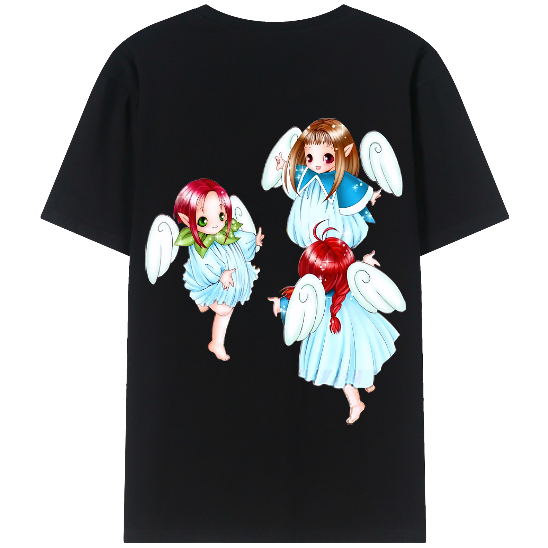 （画像用） 遊☆戯☆王 Yu-Gi-Oh! 綿100％半袖Tシャツ（背面プリント）