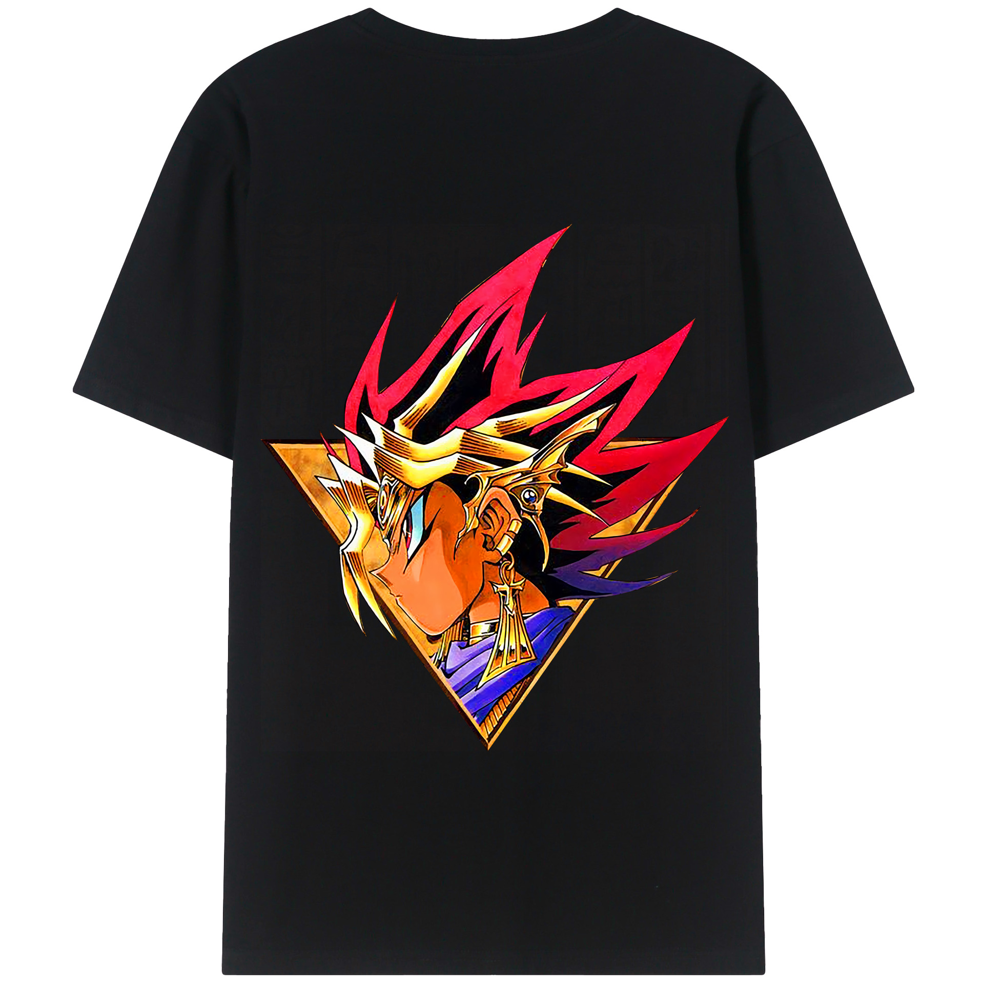 （画像用） 遊☆戯☆王 Yu-Gi-Oh! 綿100％半袖Tシャツ（背面プリント）