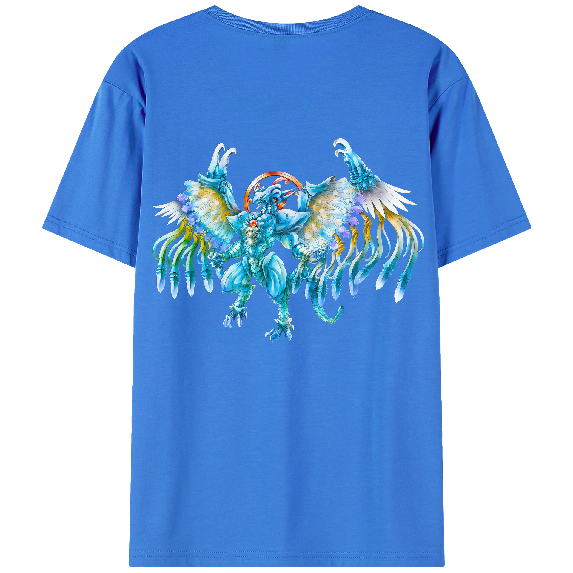 （画像用） 遊☆戯☆王 Yu-Gi-Oh! 綿100％半袖Tシャツ（背面プリント）
