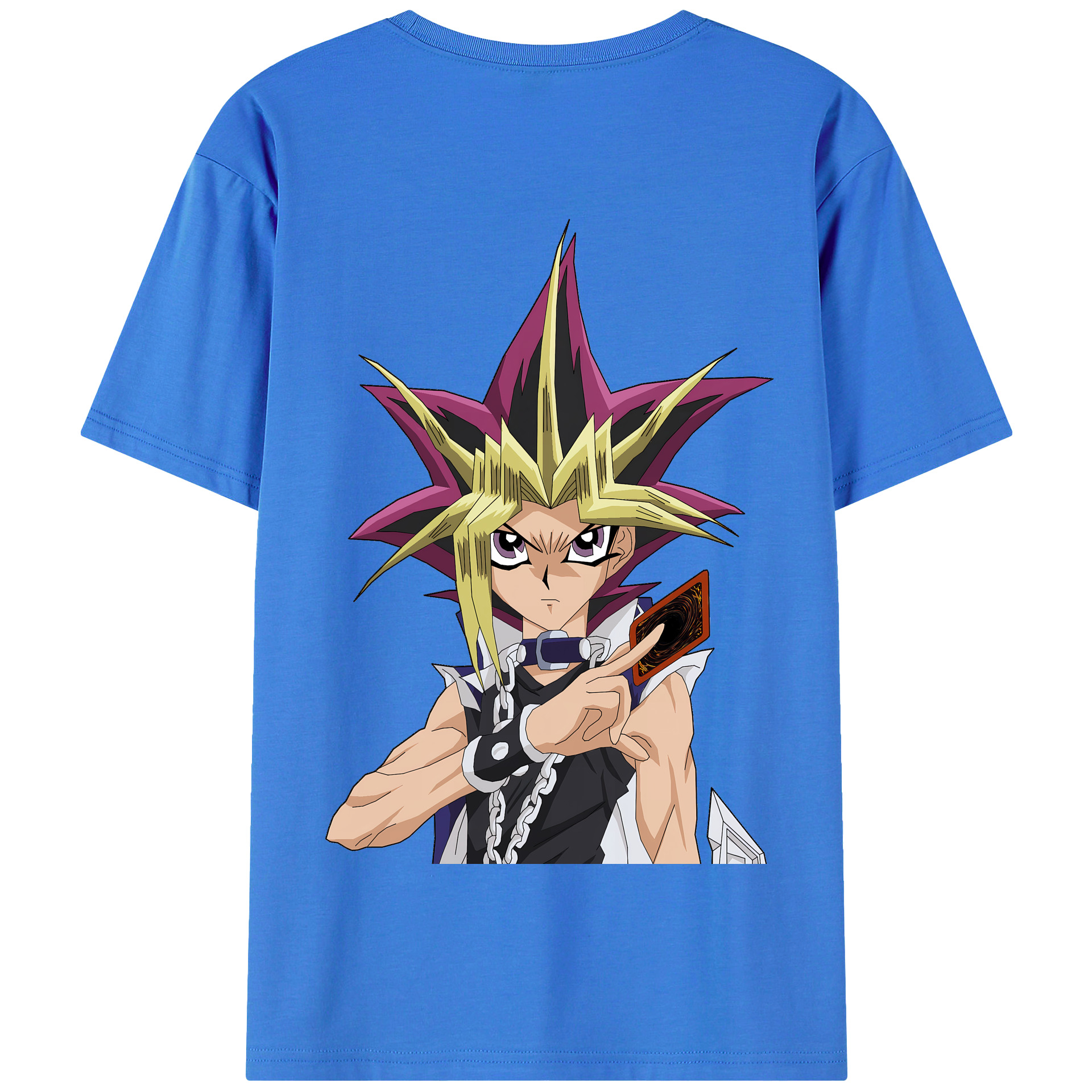 （画像用） 遊☆戯☆王 Yu-Gi-Oh! 綿100％半袖Tシャツ（背面プリント）