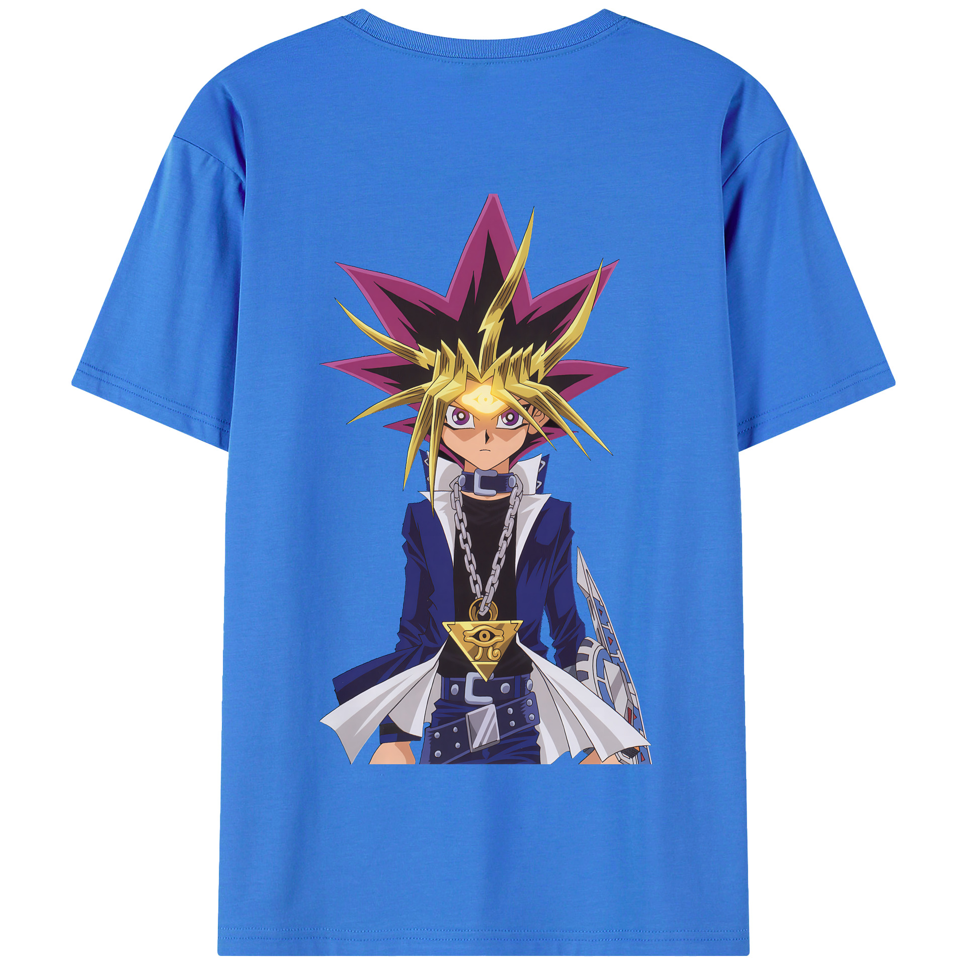 （画像用） 遊☆戯☆王 Yu-Gi-Oh! 綿100％半袖Tシャツ（背面プリント）