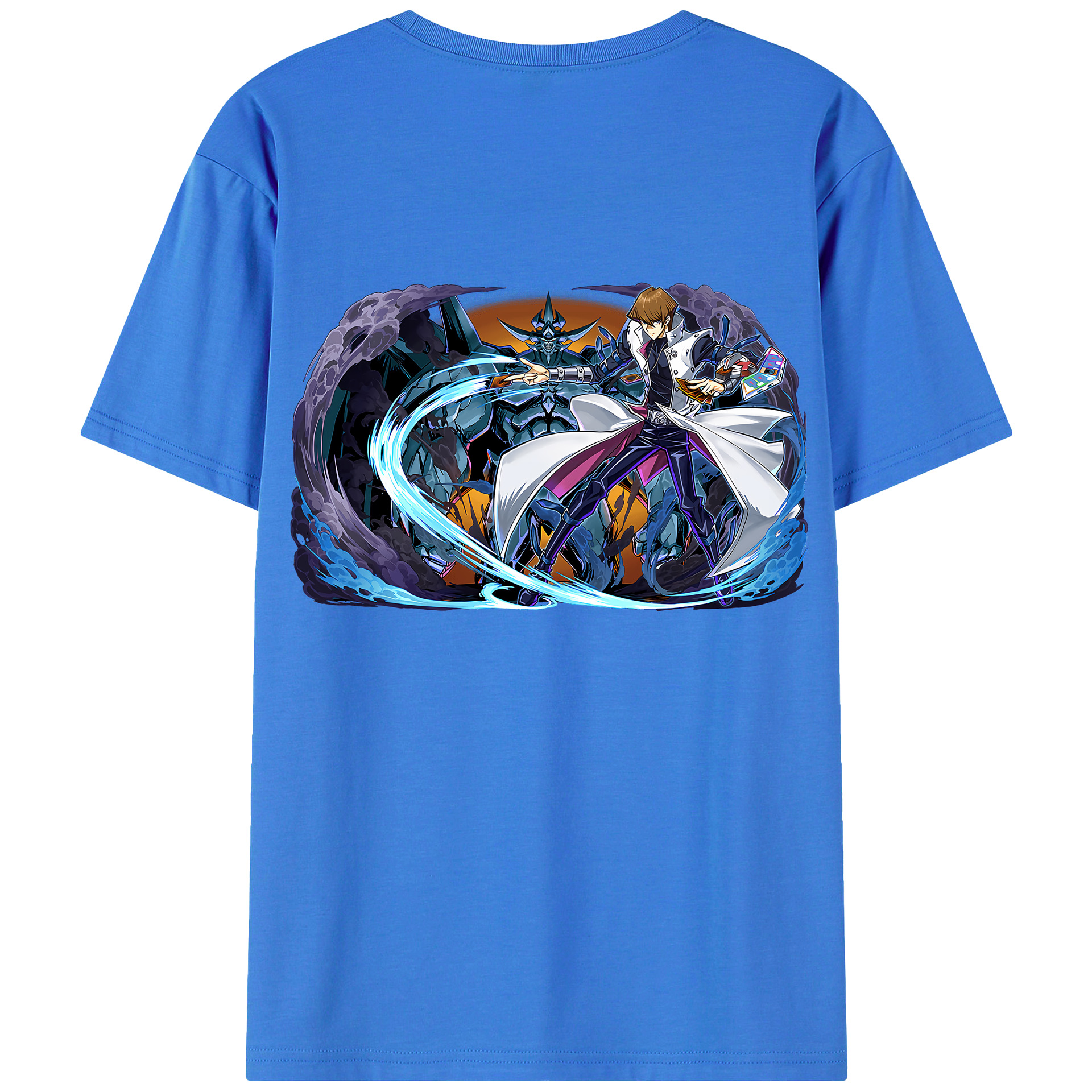 （画像用） 遊☆戯☆王 Yu-Gi-Oh! 綿100％半袖Tシャツ（背面プリント）