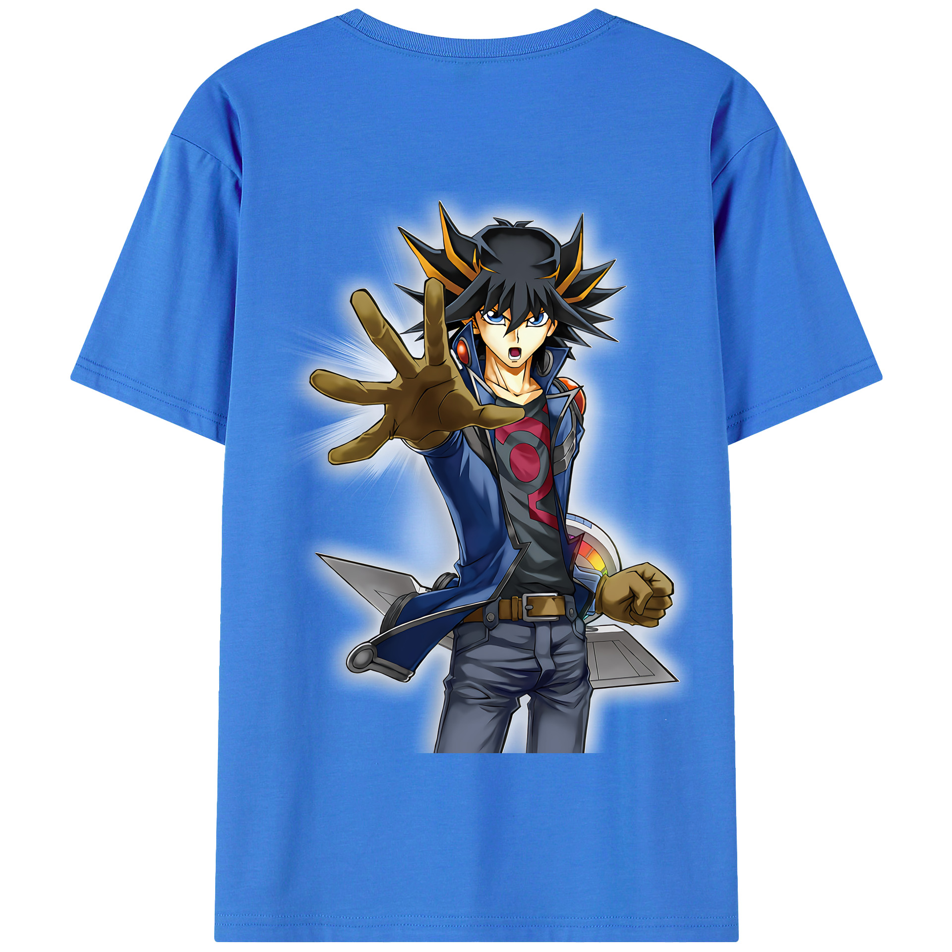 （画像用） 遊☆戯☆王 Yu-Gi-Oh! 綿100％半袖Tシャツ（背面プリント）