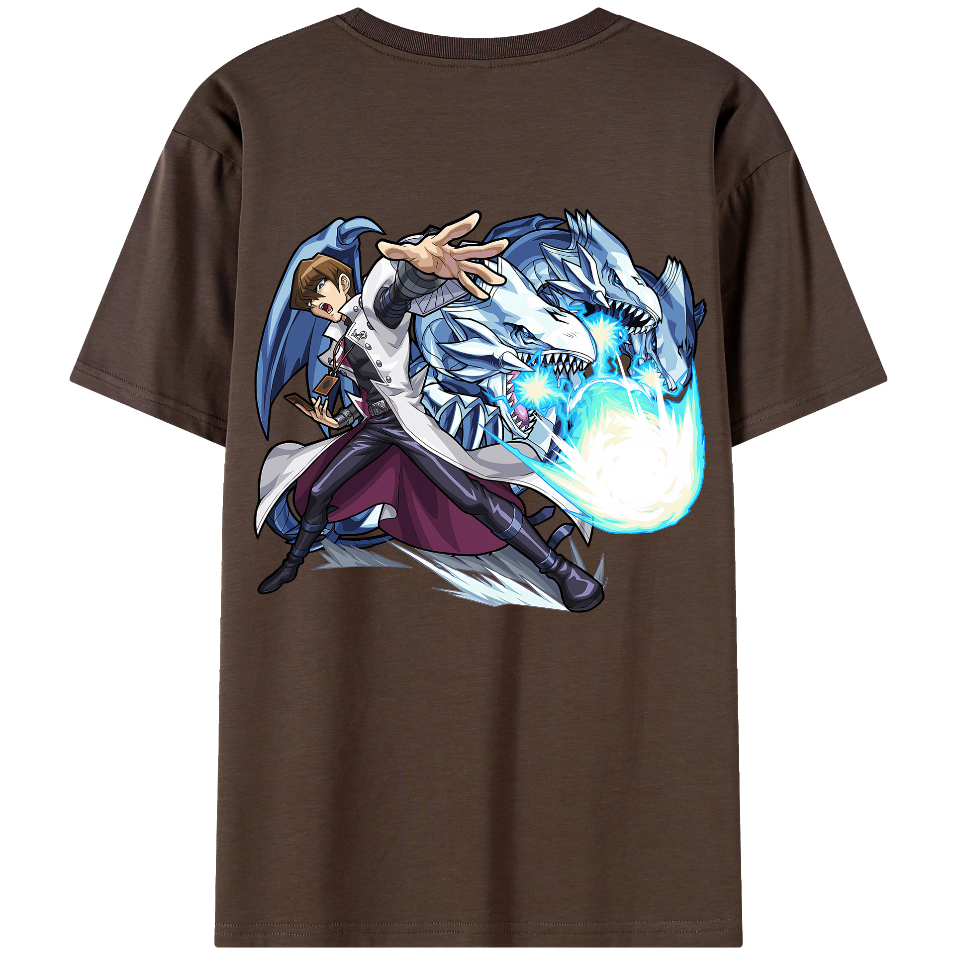 （画像用） 遊☆戯☆王 Yu-Gi-Oh! 綿100％半袖Tシャツ（背面プリント）