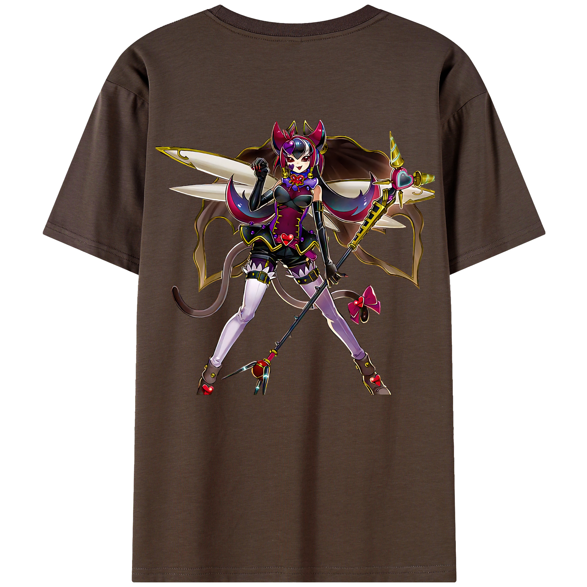 （画像用） 遊☆戯☆王 Yu-Gi-Oh! 綿100％半袖Tシャツ（背面プリント）