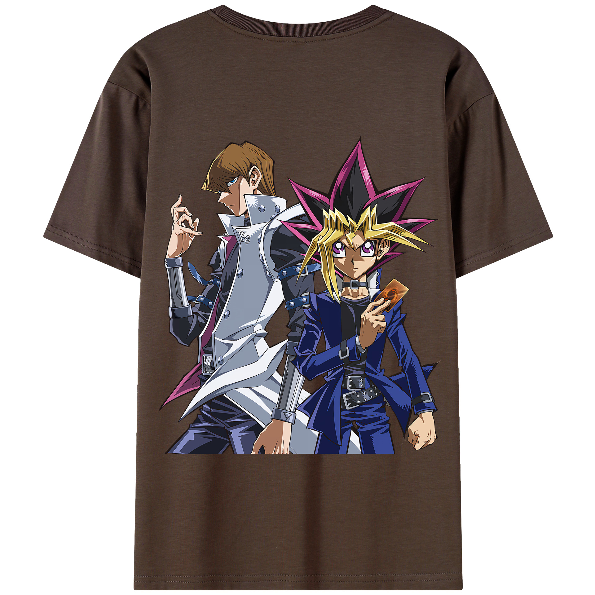 （画像用） 遊☆戯☆王 Yu-Gi-Oh! 綿100％半袖Tシャツ（背面プリント）