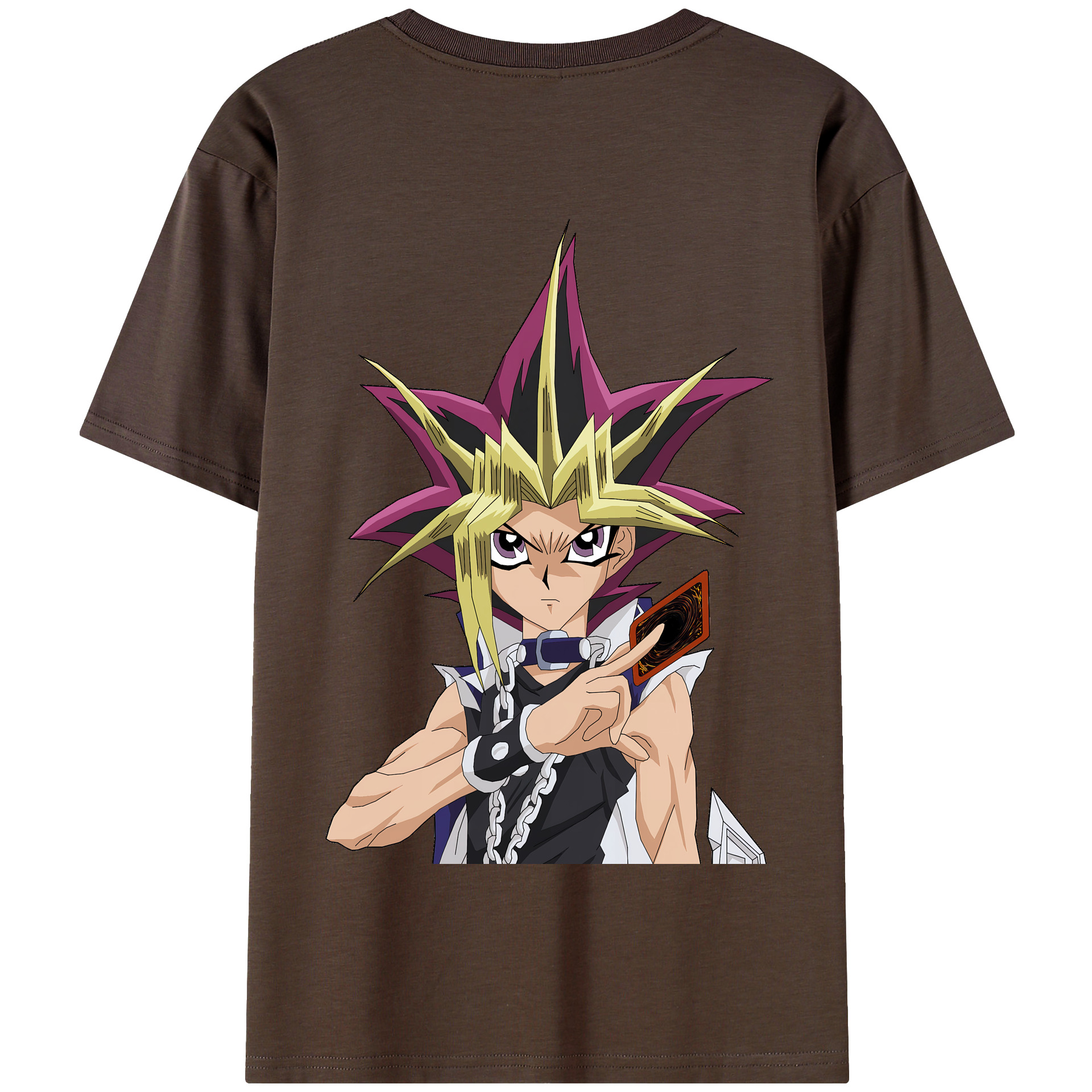 （画像用） 遊☆戯☆王 Yu-Gi-Oh! 綿100％半袖Tシャツ（背面プリント）