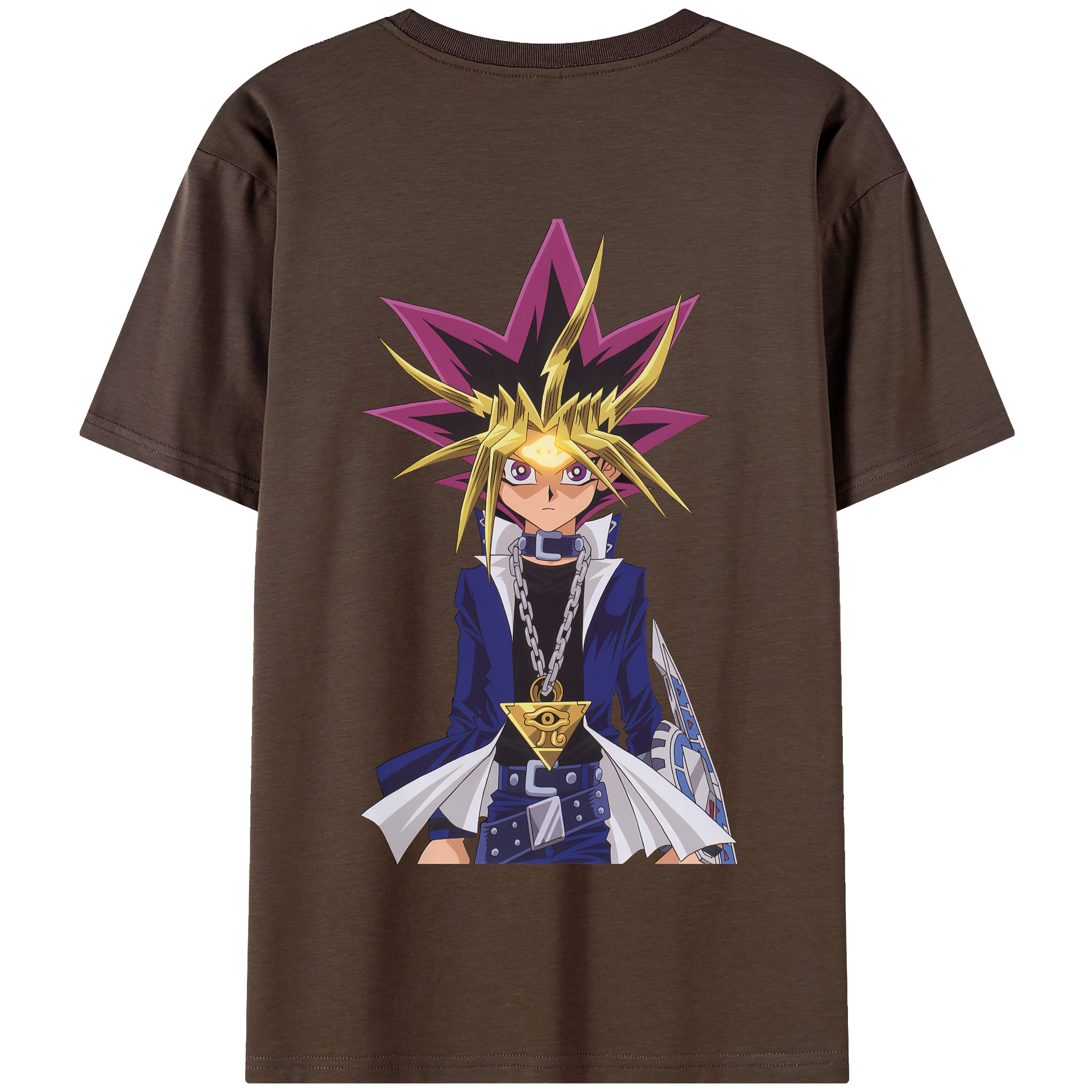 （画像用） 遊☆戯☆王 Yu-Gi-Oh! 綿100％半袖Tシャツ（背面プリント）