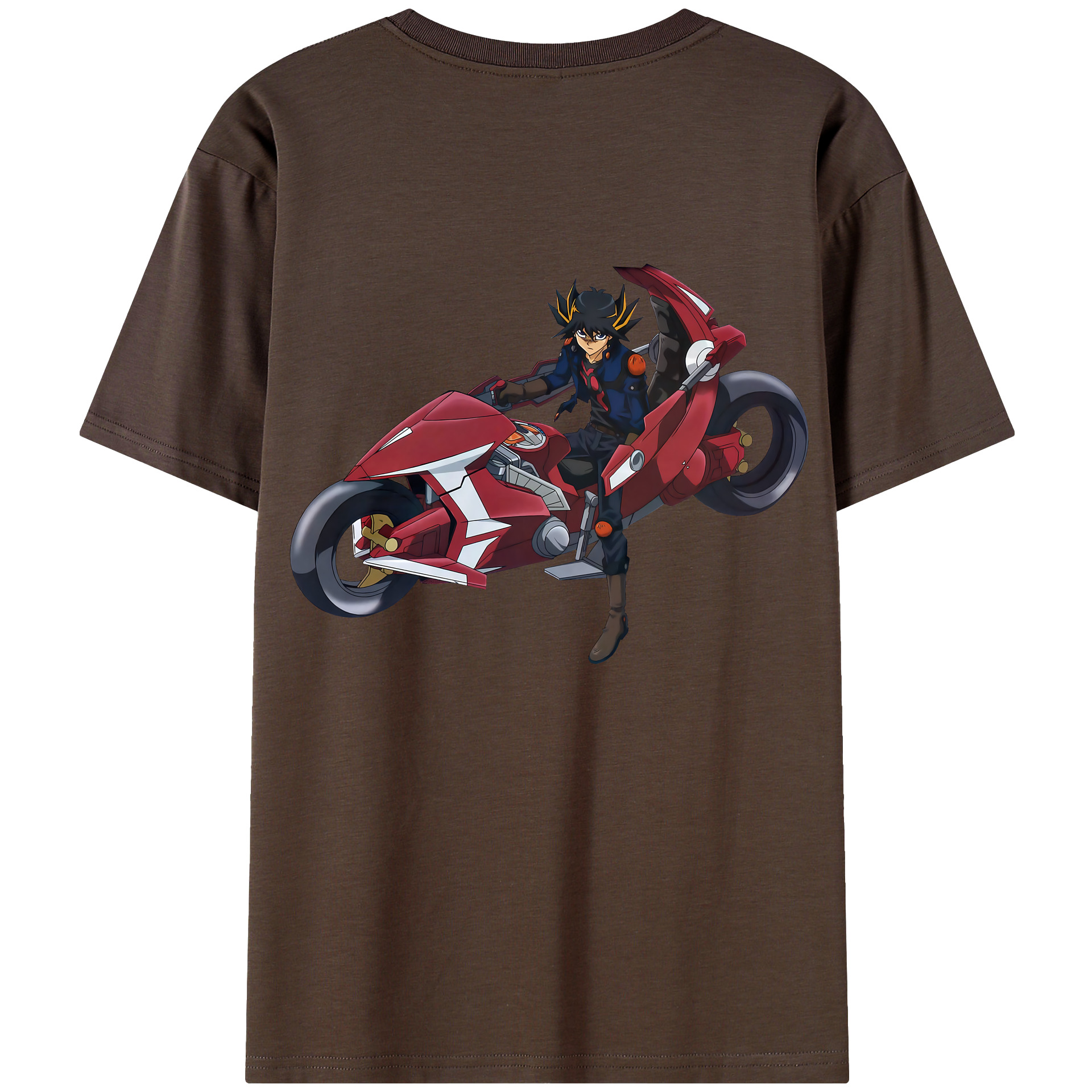 （画像用） 遊☆戯☆王 Yu-Gi-Oh! 綿100％半袖Tシャツ（背面プリント）
