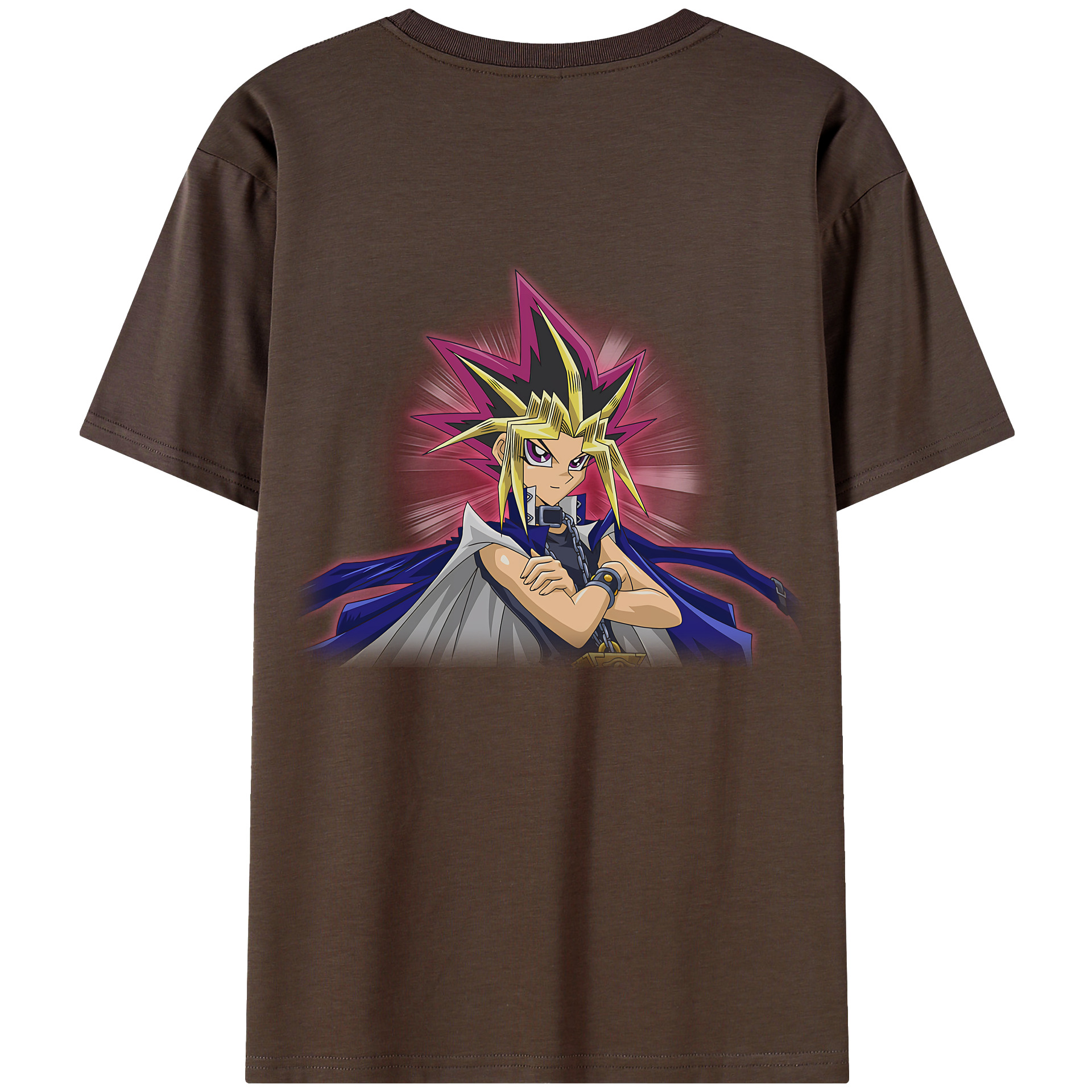 （画像用） 遊☆戯☆王 Yu-Gi-Oh! 綿100％半袖Tシャツ（背面プリント）