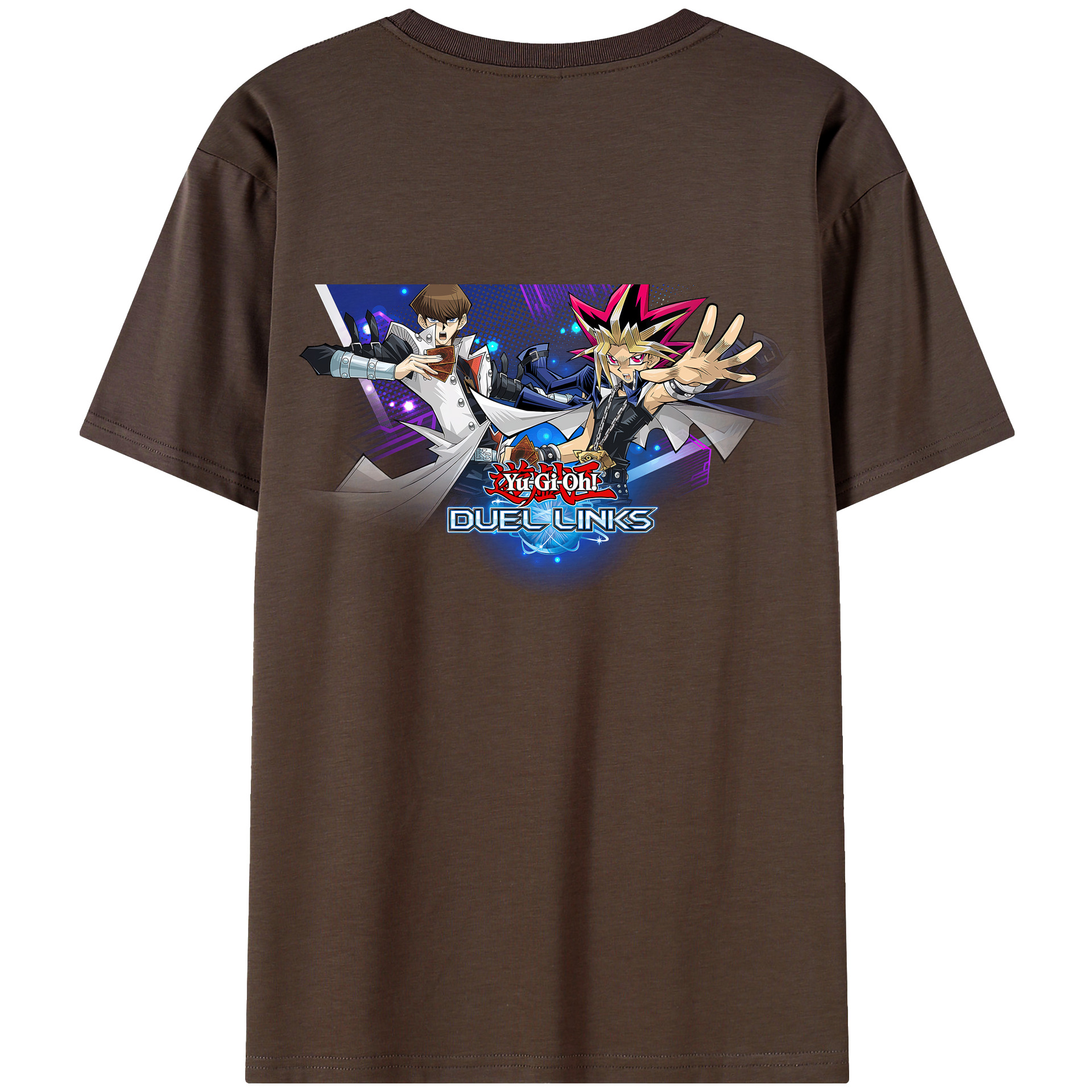 （画像用） 遊☆戯☆王 Yu-Gi-Oh! 綿100％半袖Tシャツ（背面プリント）