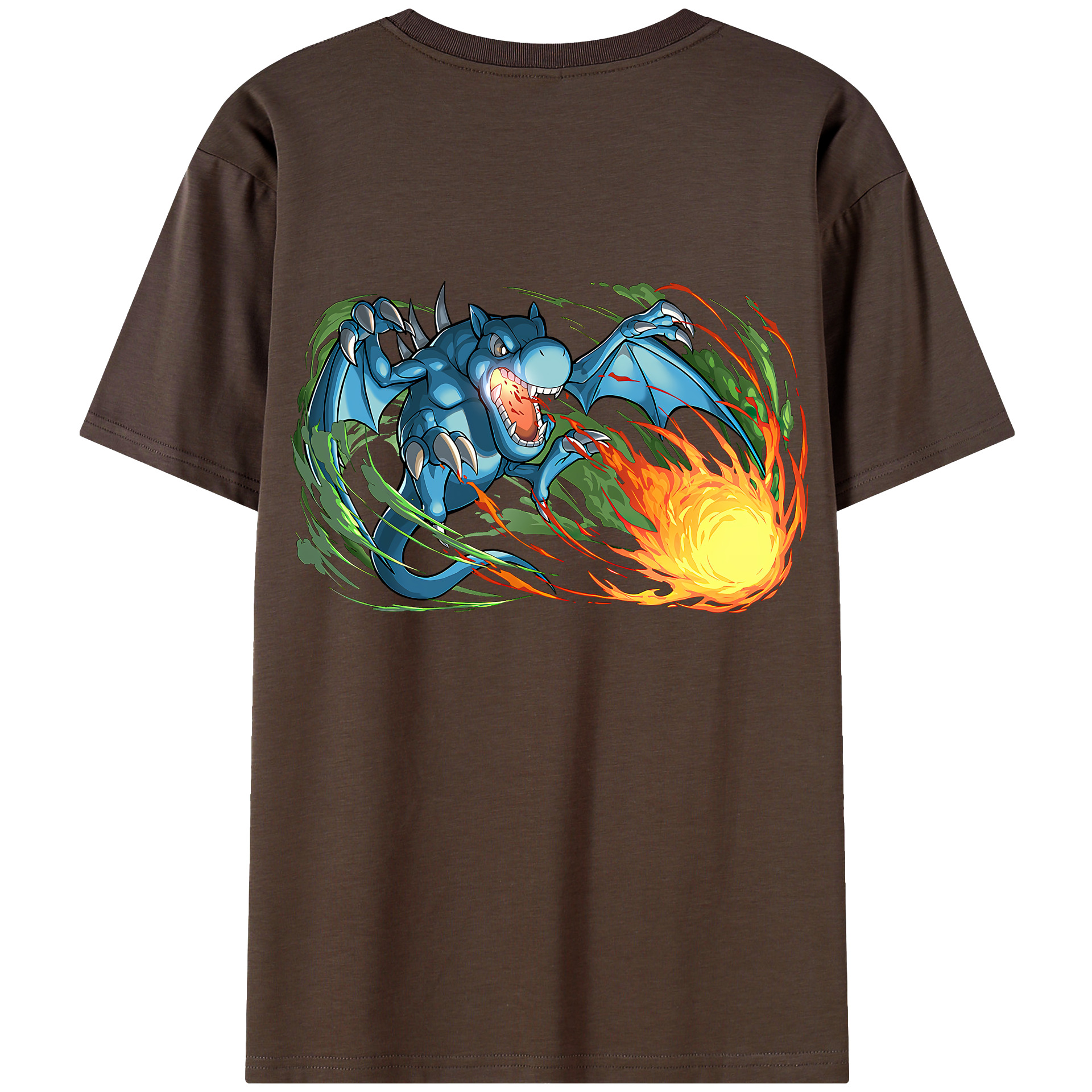 （画像用） 遊☆戯☆王 Yu-Gi-Oh! 綿100％半袖Tシャツ（背面プリント）