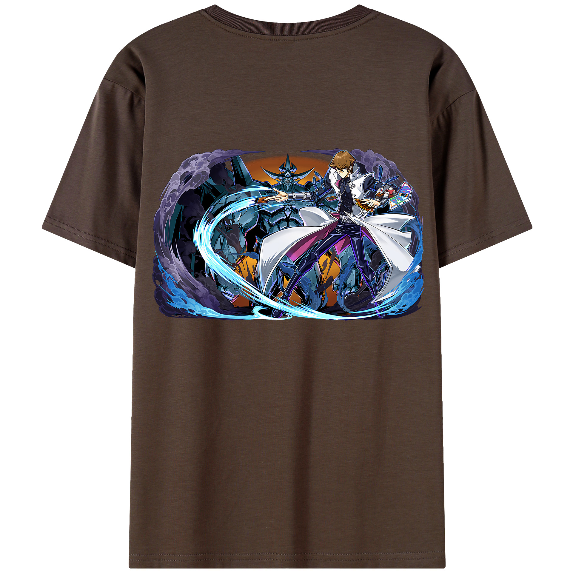 （画像用） 遊☆戯☆王 Yu-Gi-Oh! 綿100％半袖Tシャツ（背面プリント）