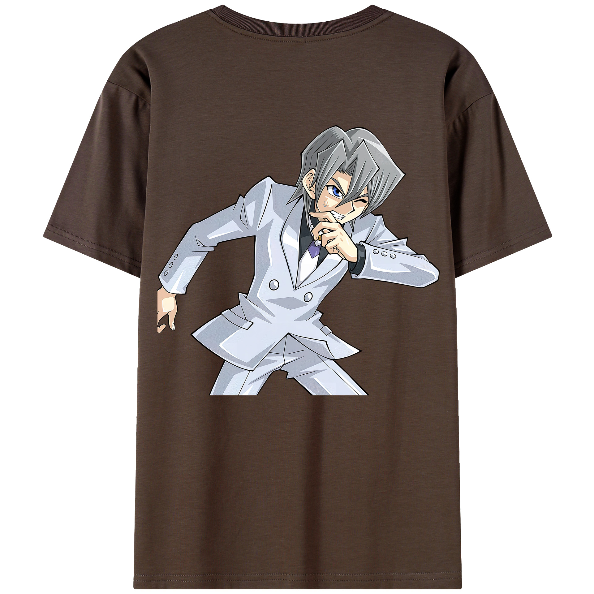 （画像用） 遊☆戯☆王 Yu-Gi-Oh! 綿100％半袖Tシャツ（背面プリント）