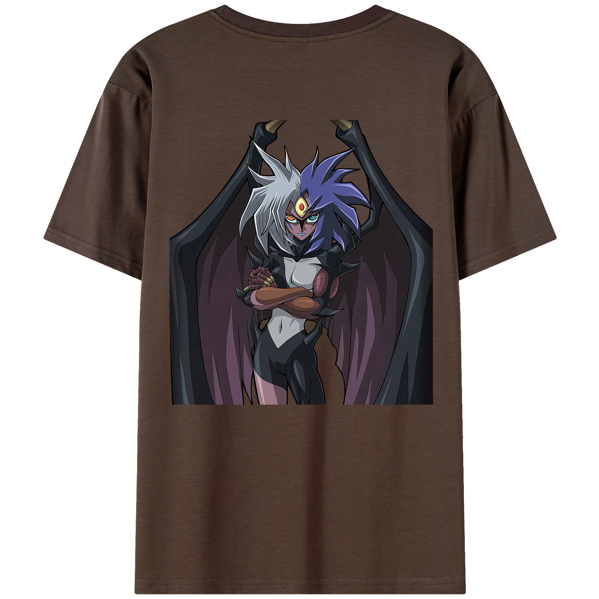 （画像用） 遊☆戯☆王 Yu-Gi-Oh! 綿100％半袖Tシャツ（背面プリント）