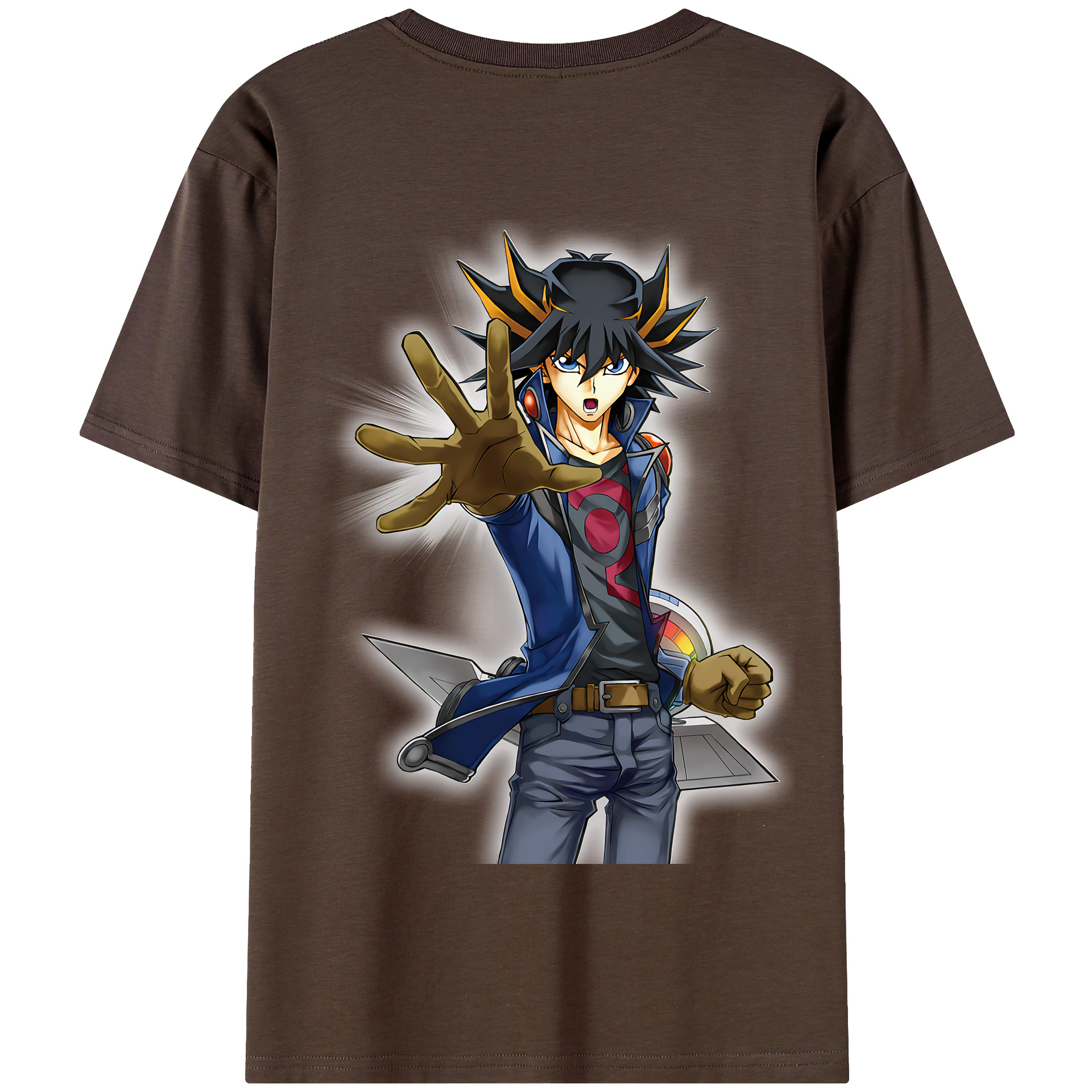 （画像用） 遊☆戯☆王 Yu-Gi-Oh! 綿100％半袖Tシャツ（背面プリント）