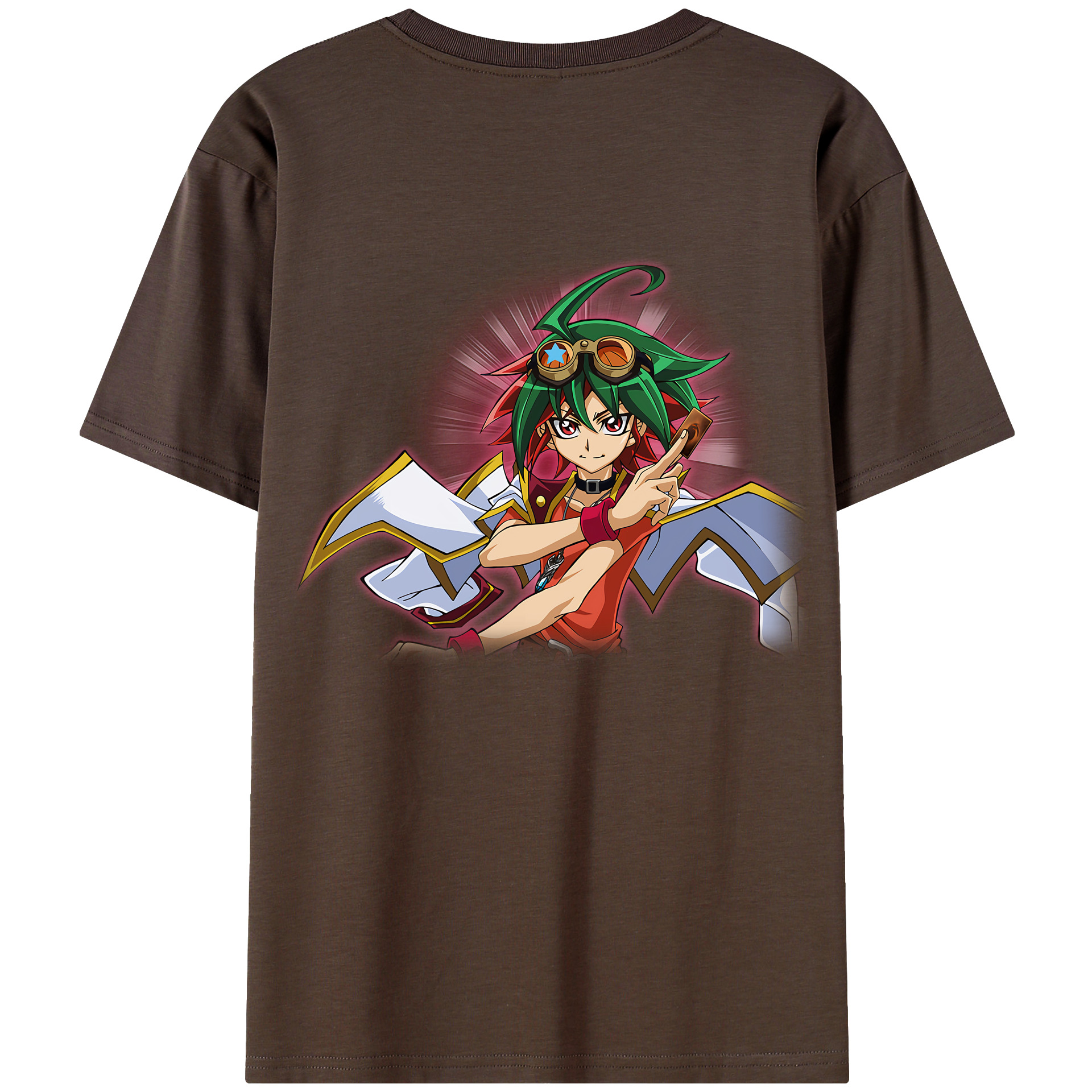 （画像用） 遊☆戯☆王 Yu-Gi-Oh! 綿100％半袖Tシャツ（背面プリント）
