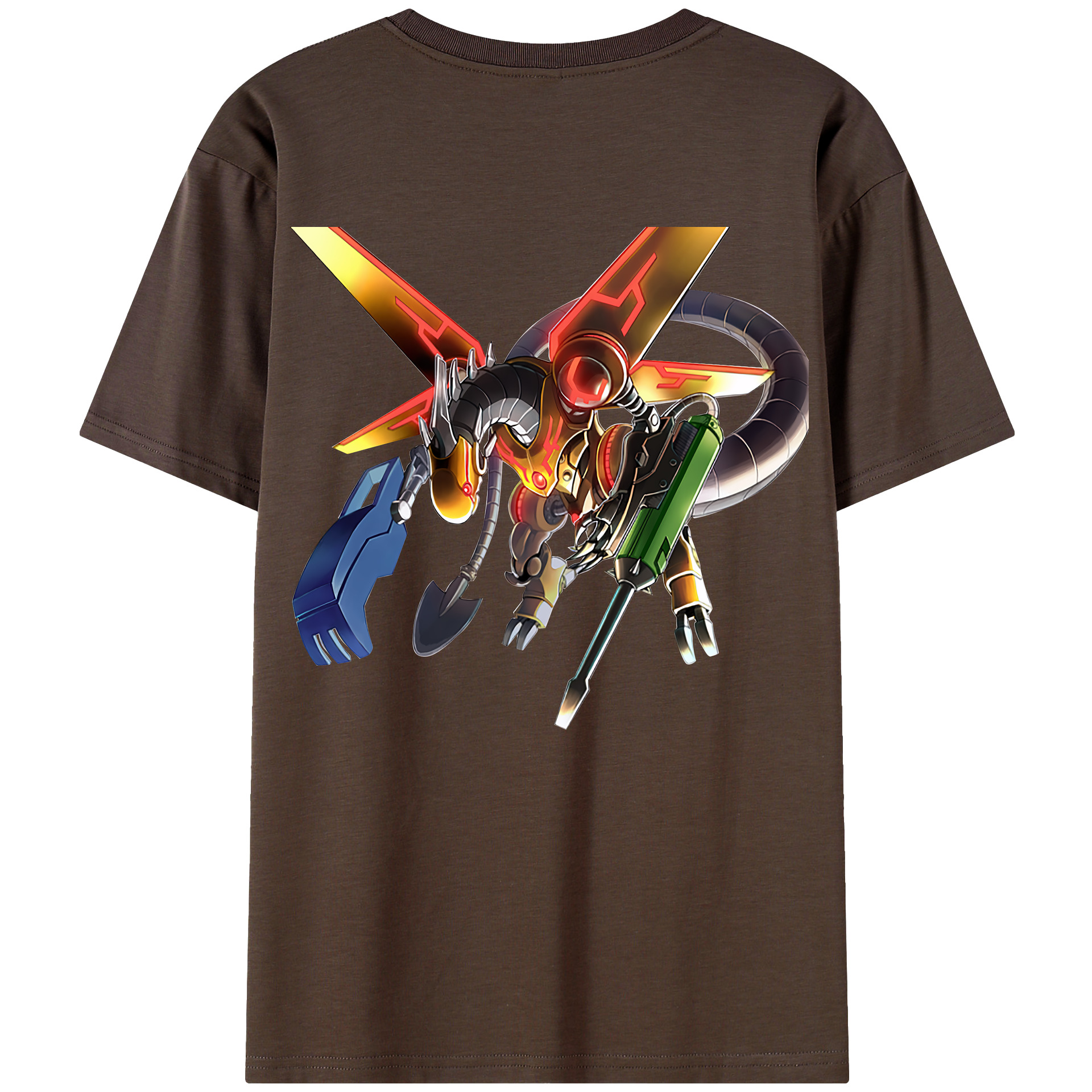 （画像用） 遊☆戯☆王 Yu-Gi-Oh! 綿100％半袖Tシャツ（背面プリント）