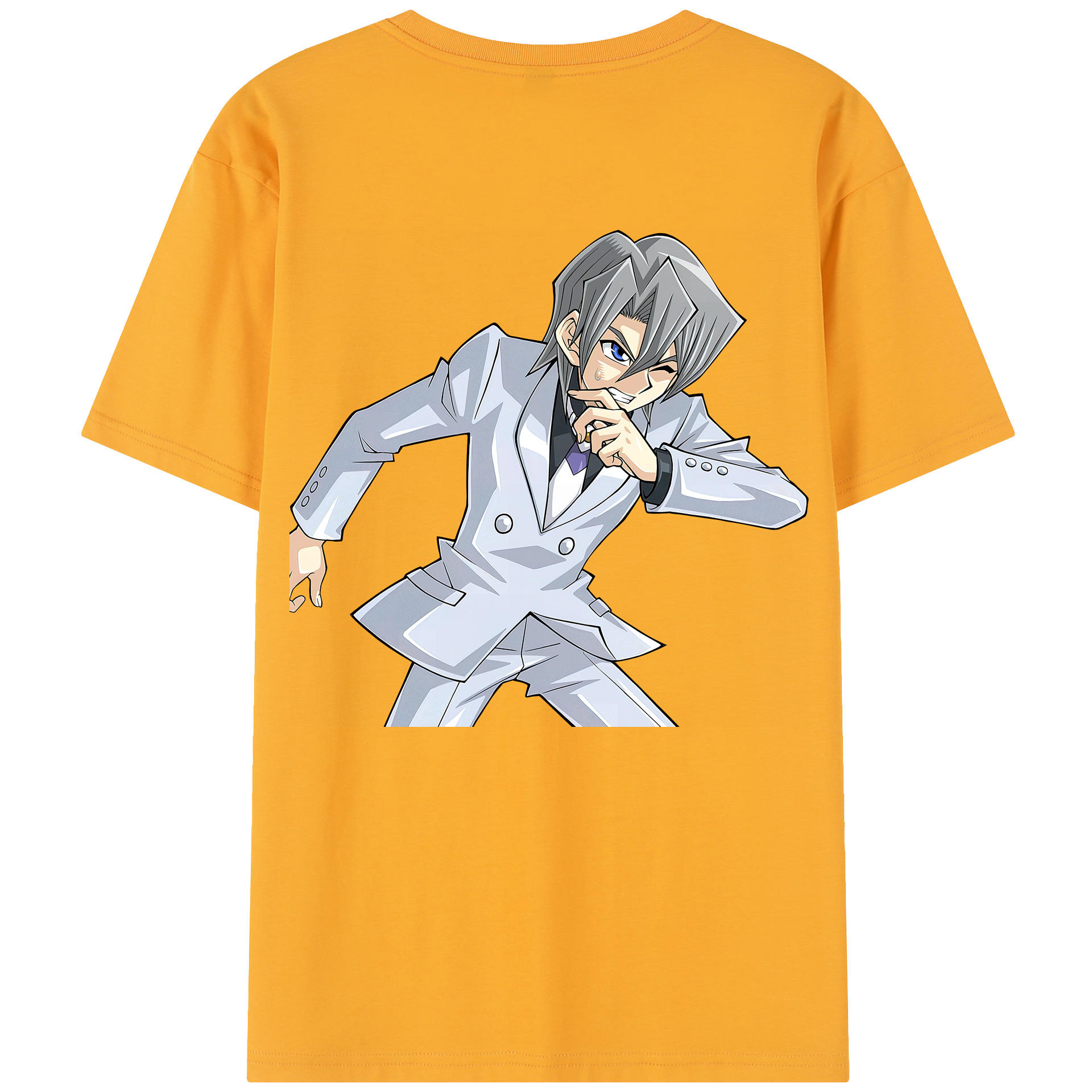 （画像用） 遊☆戯☆王 Yu-Gi-Oh! 綿100％半袖Tシャツ（背面プリント）