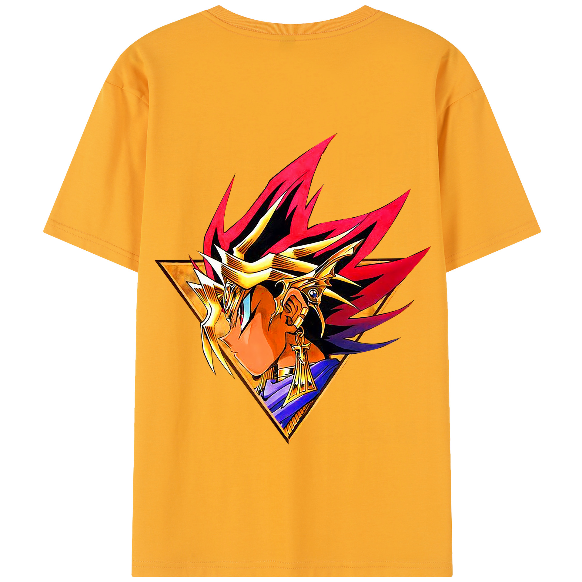 （画像用） 遊☆戯☆王 Yu-Gi-Oh! 綿100％半袖Tシャツ（背面プリント）