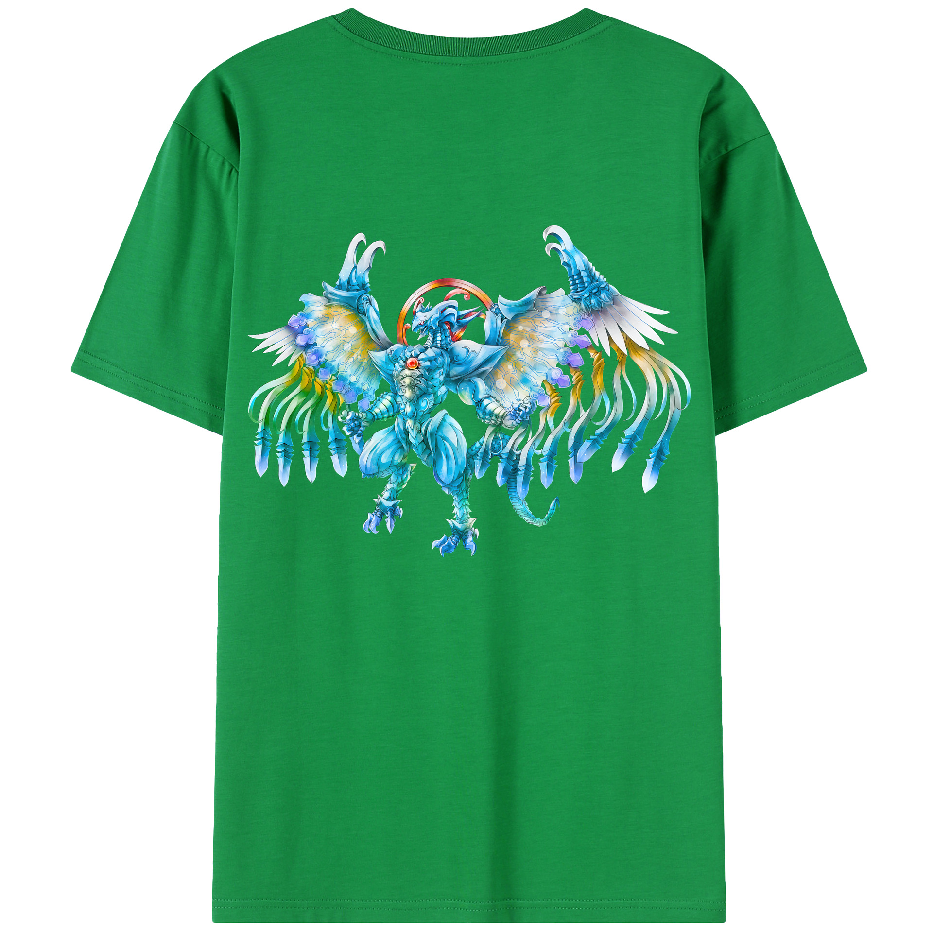 （画像用） 遊☆戯☆王 Yu-Gi-Oh! 綿100％半袖Tシャツ（背面プリント）