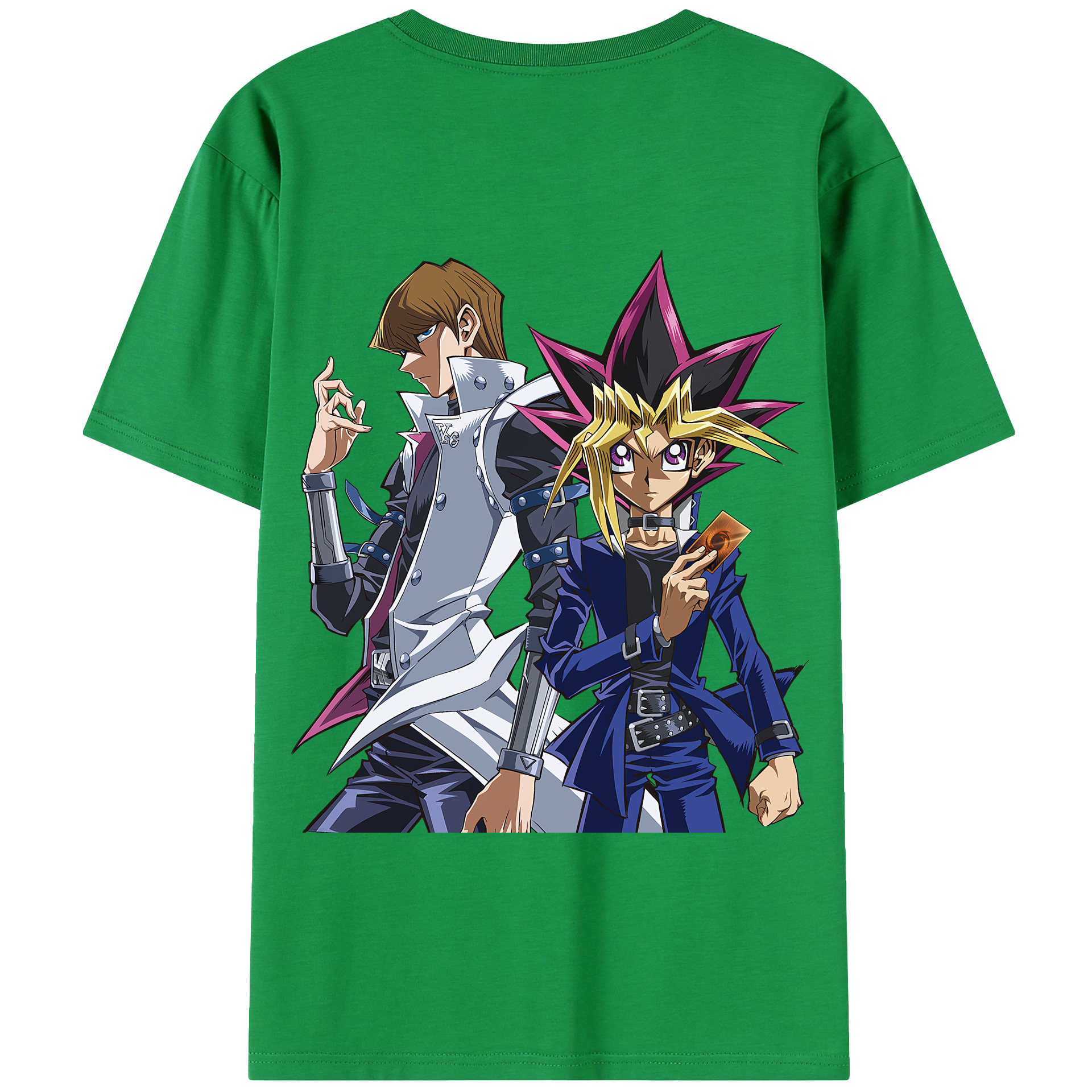 （画像用） 遊☆戯☆王 Yu-Gi-Oh! 綿100％半袖Tシャツ（背面プリント）