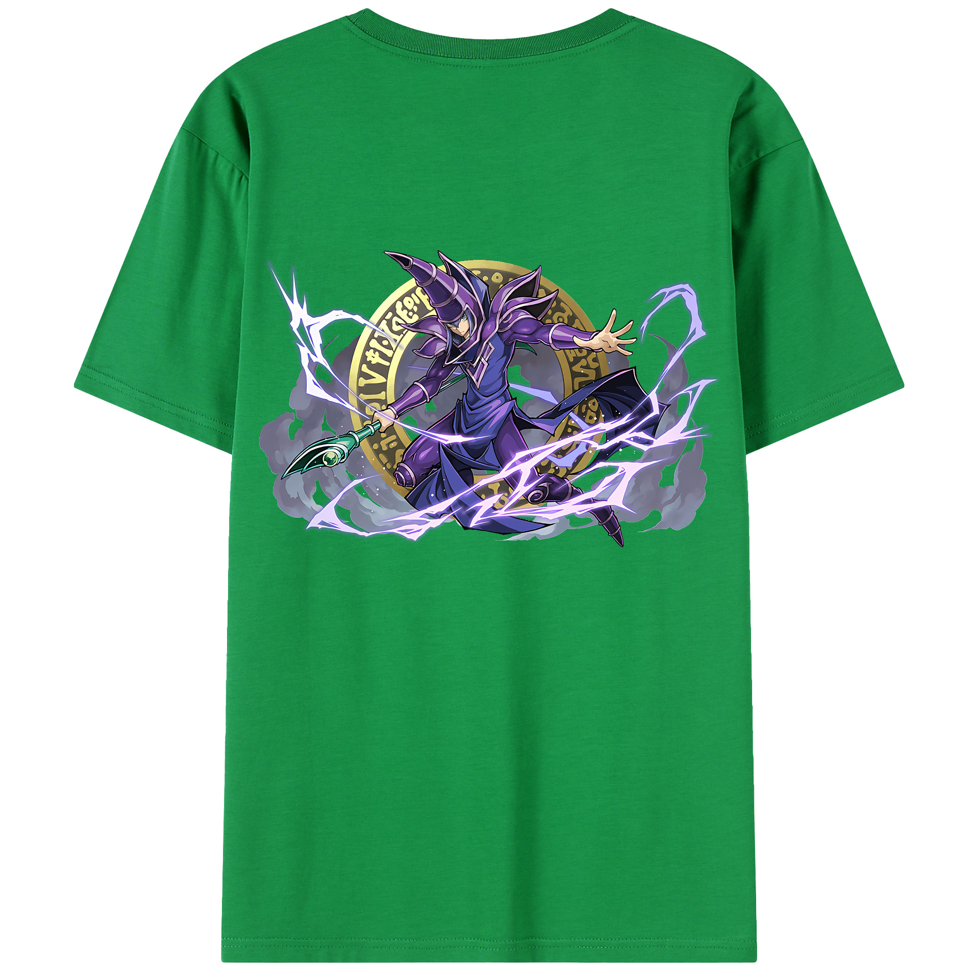 （画像用） 遊☆戯☆王 Yu-Gi-Oh! 綿100％半袖Tシャツ（背面プリント）