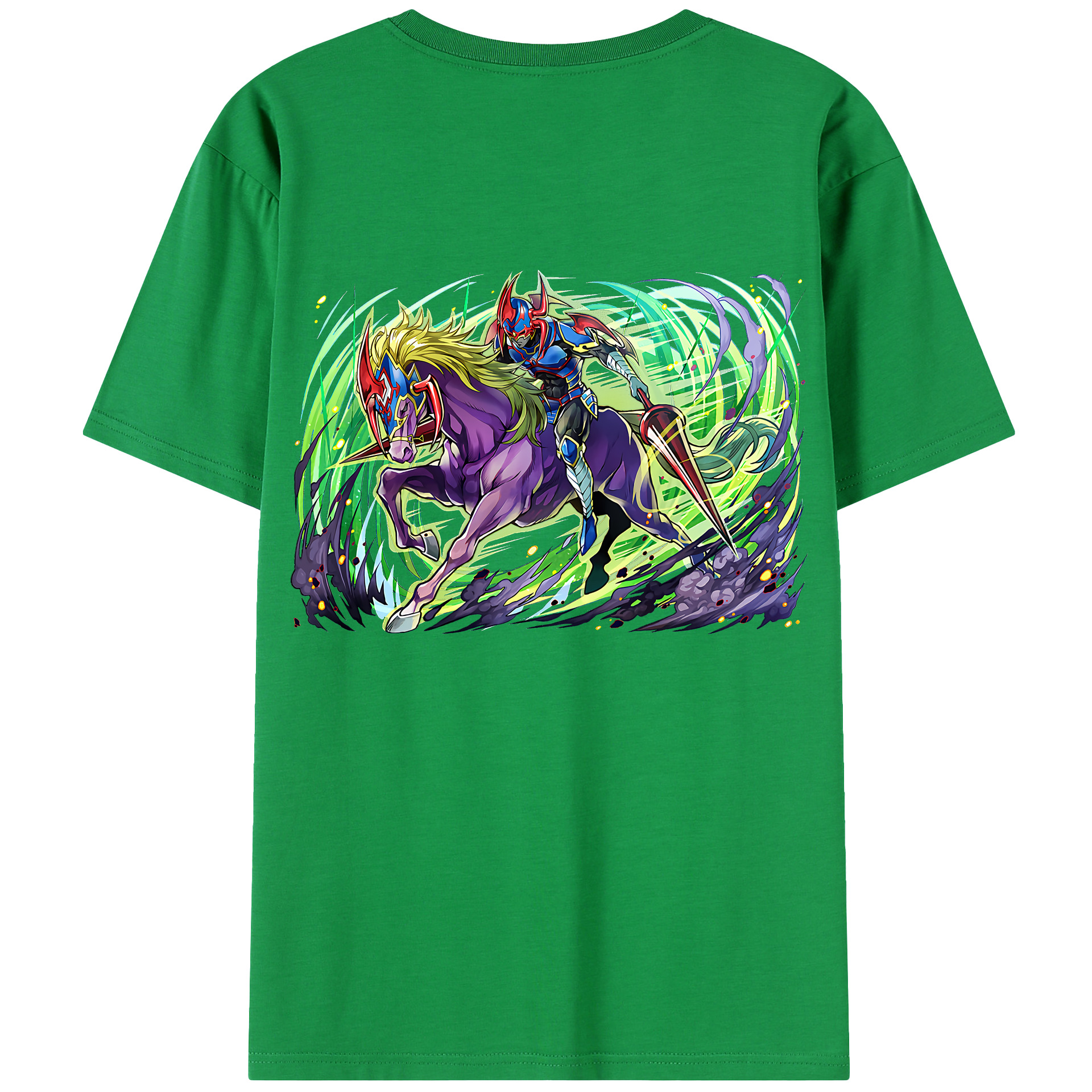 （画像用） 遊☆戯☆王 Yu-Gi-Oh! 綿100％半袖Tシャツ（背面プリント）
