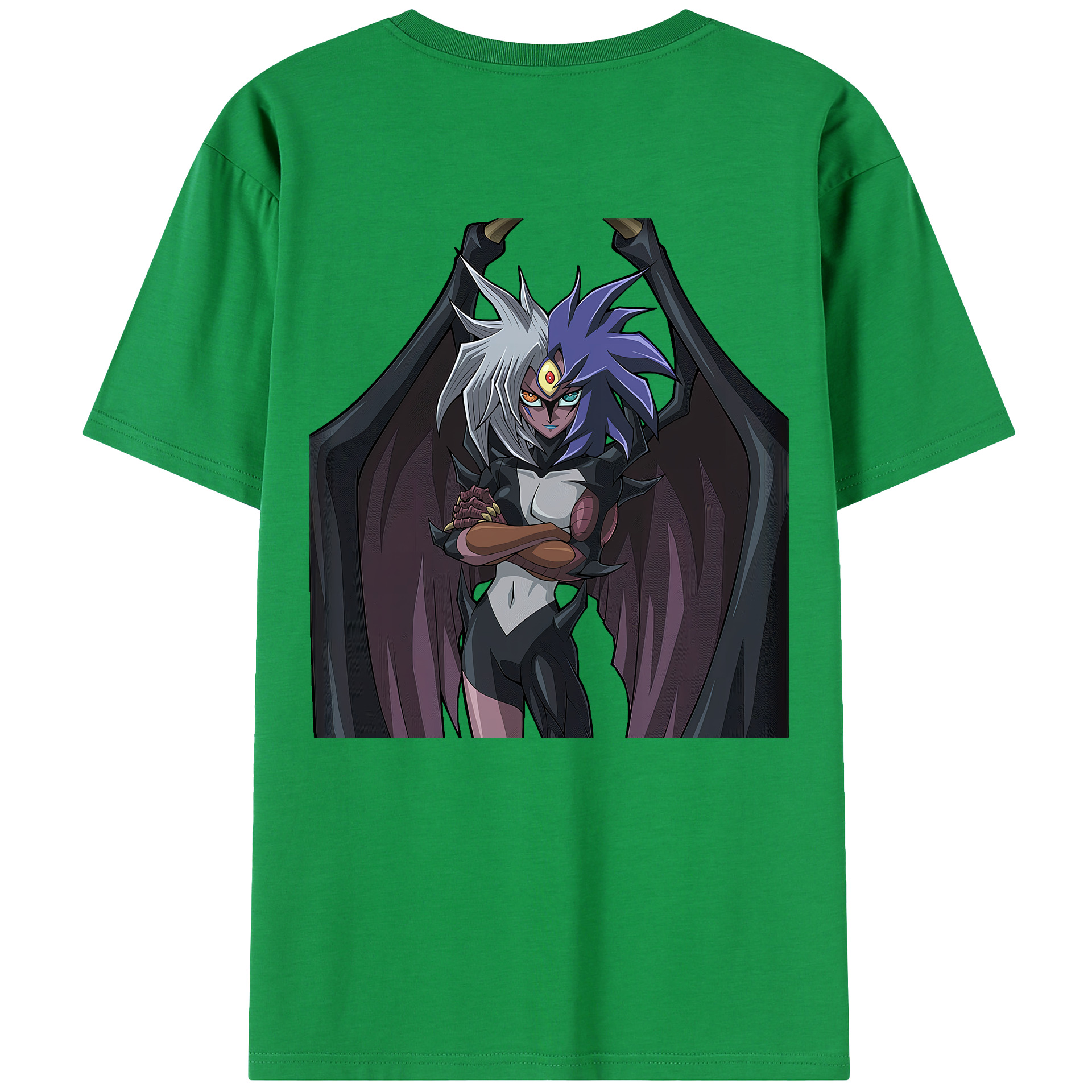 （画像用） 遊☆戯☆王 Yu-Gi-Oh! 綿100％半袖Tシャツ（背面プリント）