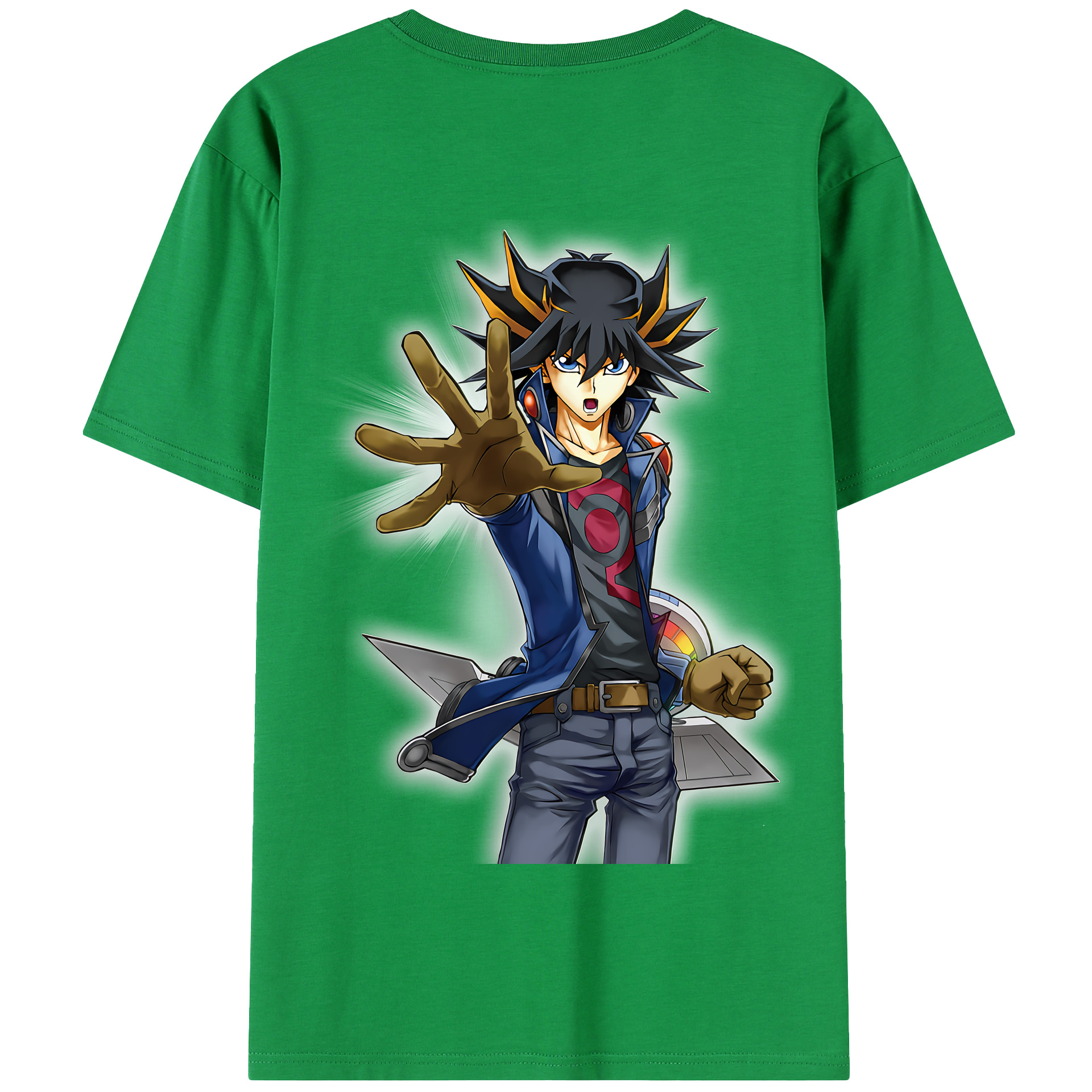 （画像用） 遊☆戯☆王 Yu-Gi-Oh! 綿100％半袖Tシャツ（背面プリント）