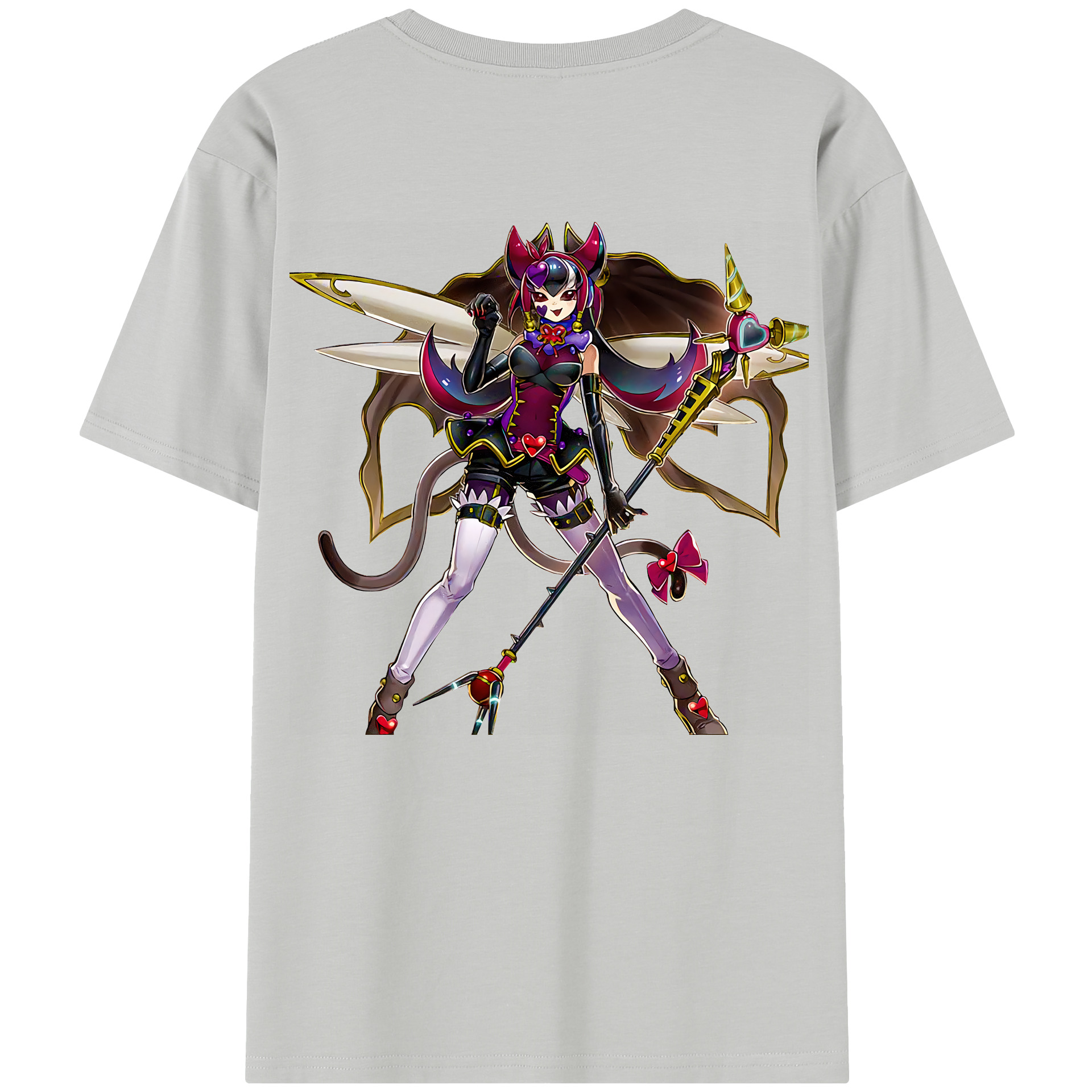 （画像用） 遊☆戯☆王 Yu-Gi-Oh! 綿100％半袖Tシャツ（背面プリント）