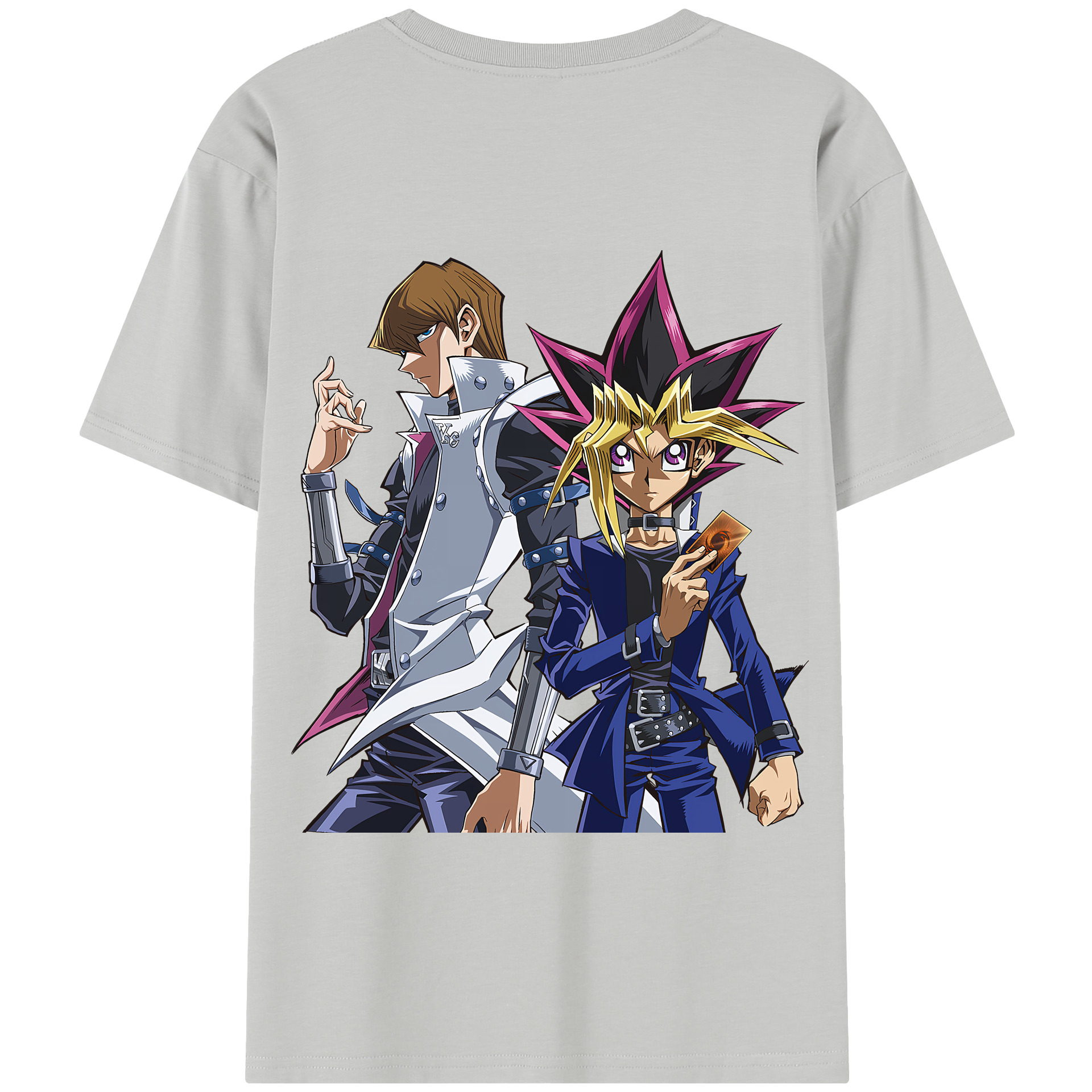 （画像用） 遊☆戯☆王 Yu-Gi-Oh! 綿100％半袖Tシャツ（背面プリント）
