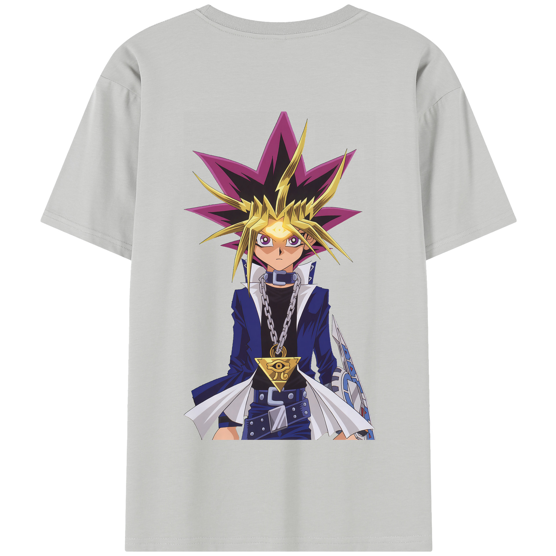 （画像用） 遊☆戯☆王 Yu-Gi-Oh! 綿100％半袖Tシャツ（背面プリント）