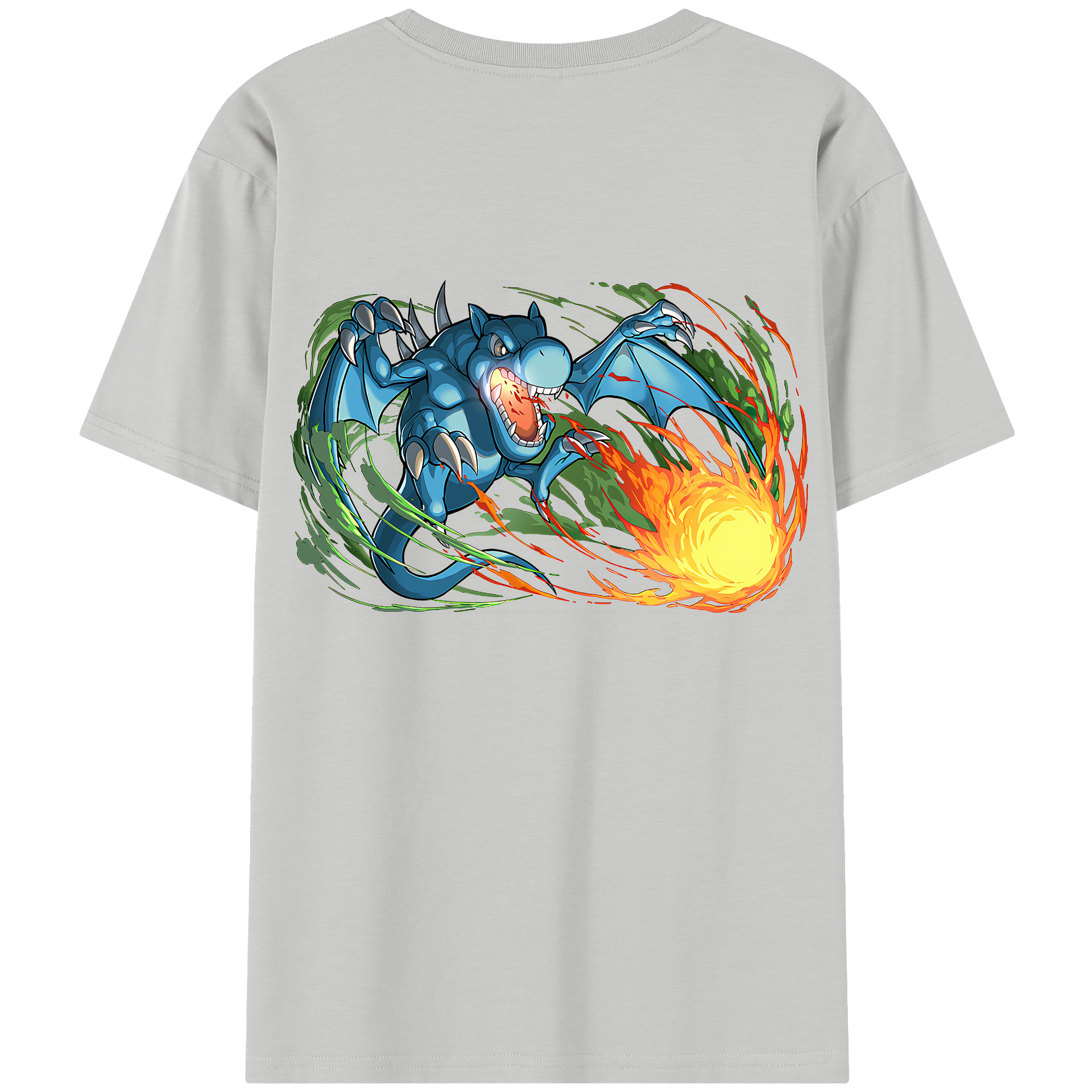 （画像用） 遊☆戯☆王 Yu-Gi-Oh! 綿100％半袖Tシャツ（背面プリント）