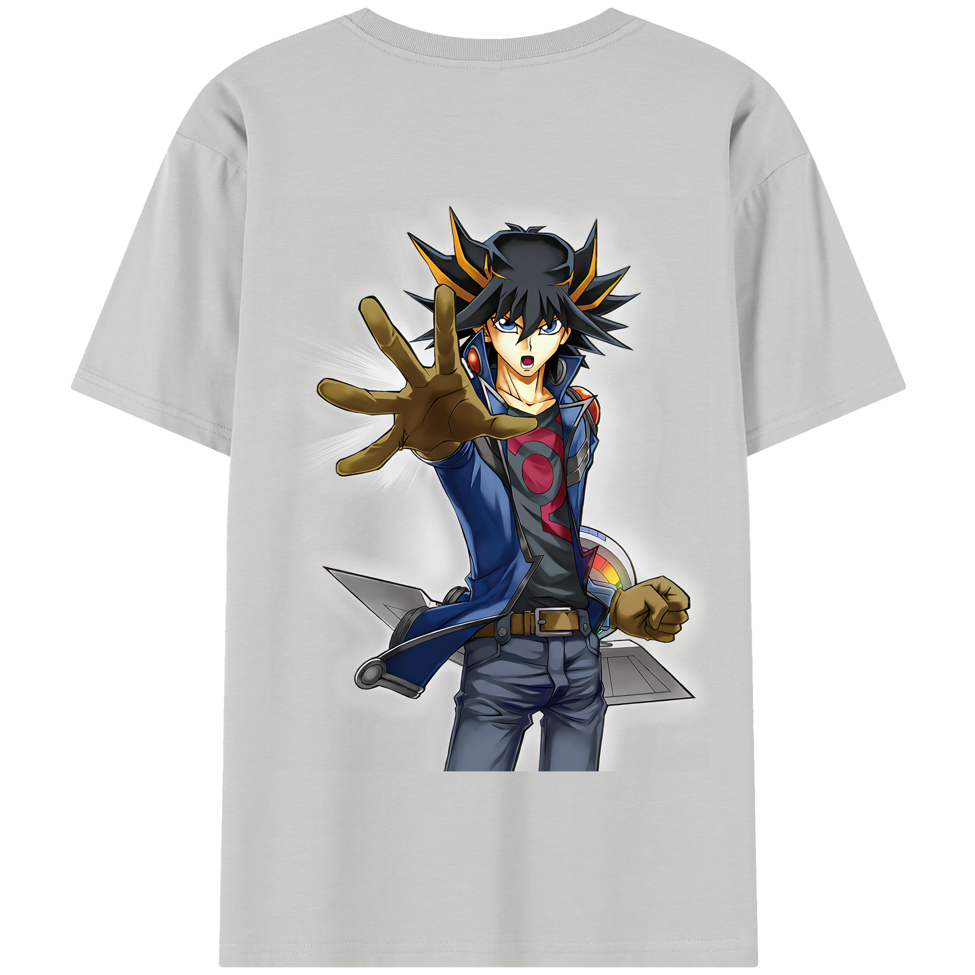 （画像用） 遊☆戯☆王 Yu-Gi-Oh! 綿100％半袖Tシャツ（背面プリント）