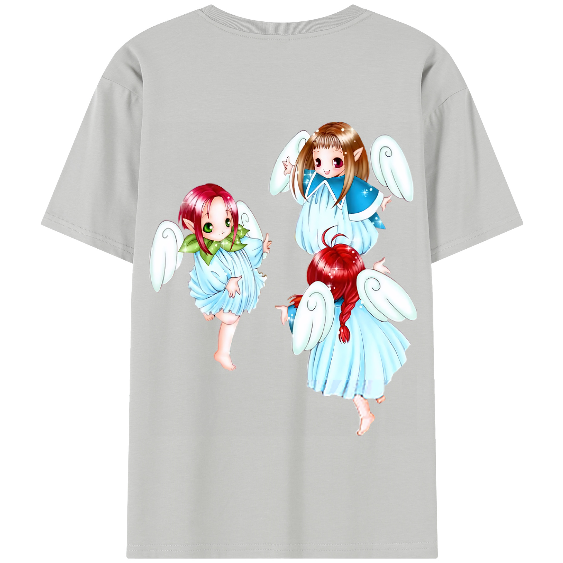（画像用） 遊☆戯☆王 Yu-Gi-Oh! 綿100％半袖Tシャツ（背面プリント）