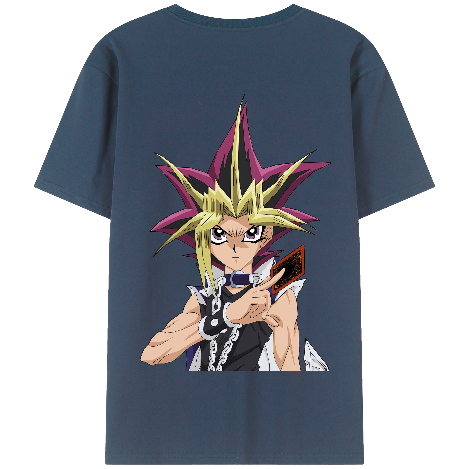 （画像用） 遊☆戯☆王 Yu-Gi-Oh! 綿100％半袖Tシャツ（背面プリント）