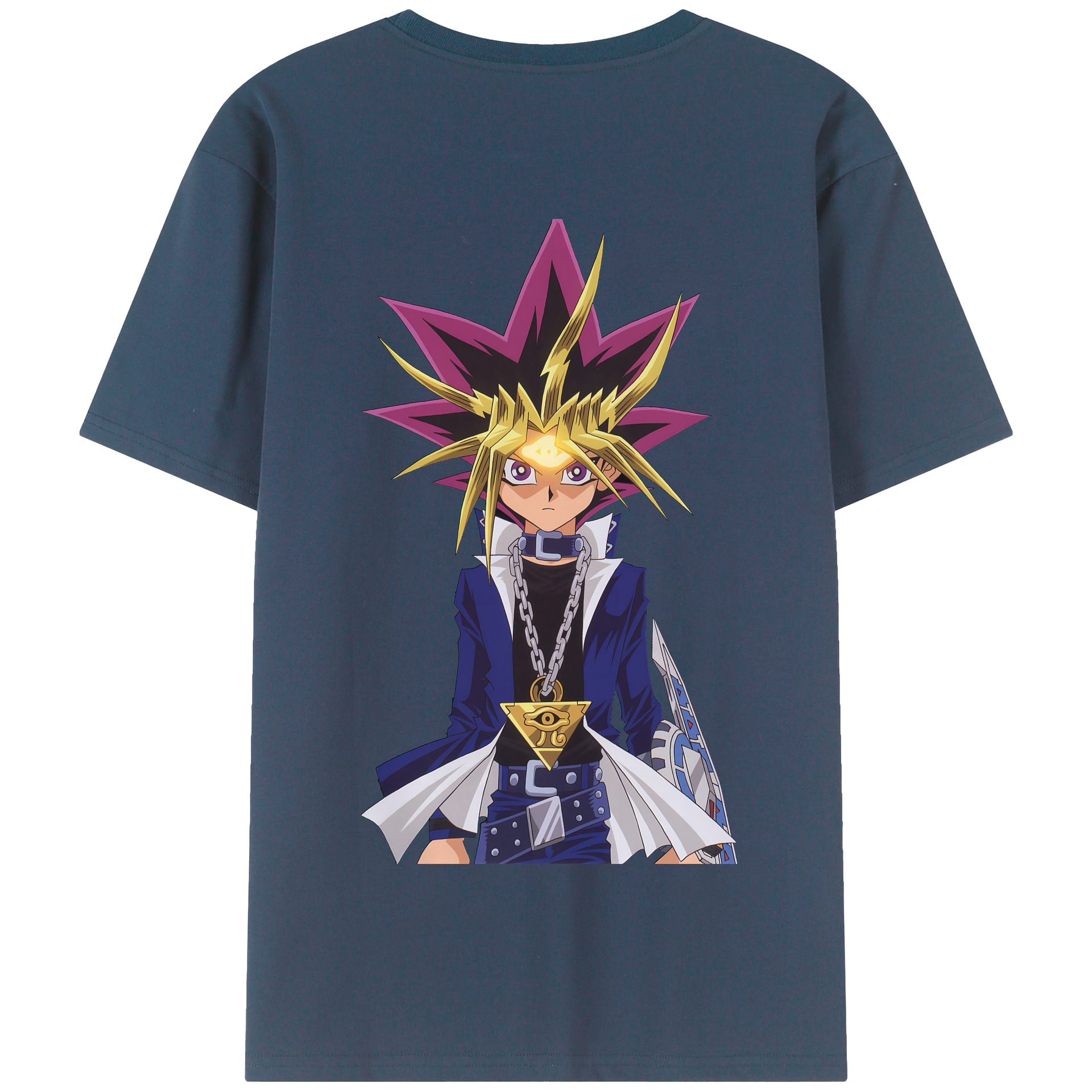 （画像用） 遊☆戯☆王 Yu-Gi-Oh! 綿100％半袖Tシャツ（背面プリント）