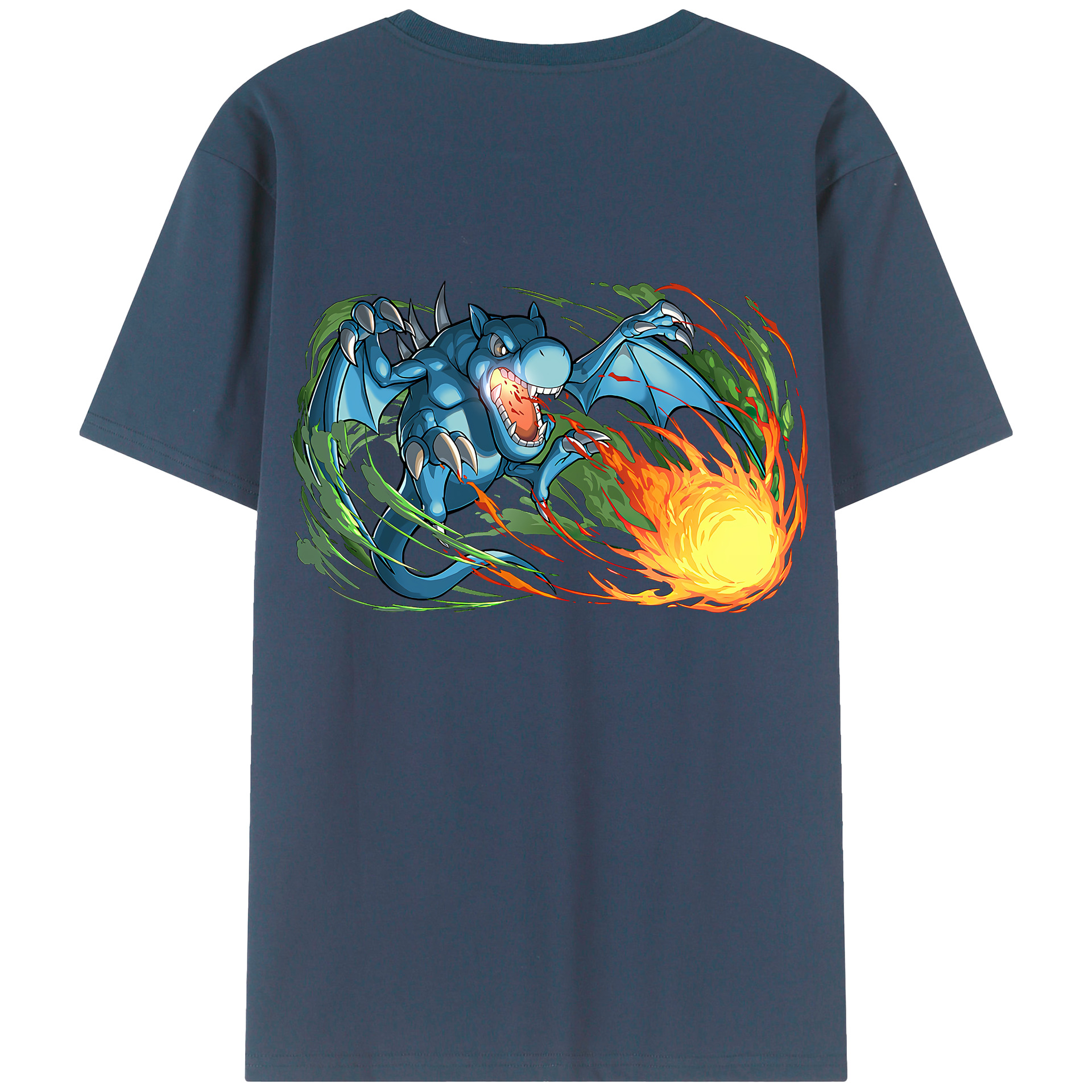 （画像用） 遊☆戯☆王 Yu-Gi-Oh! 綿100％半袖Tシャツ（背面プリント）