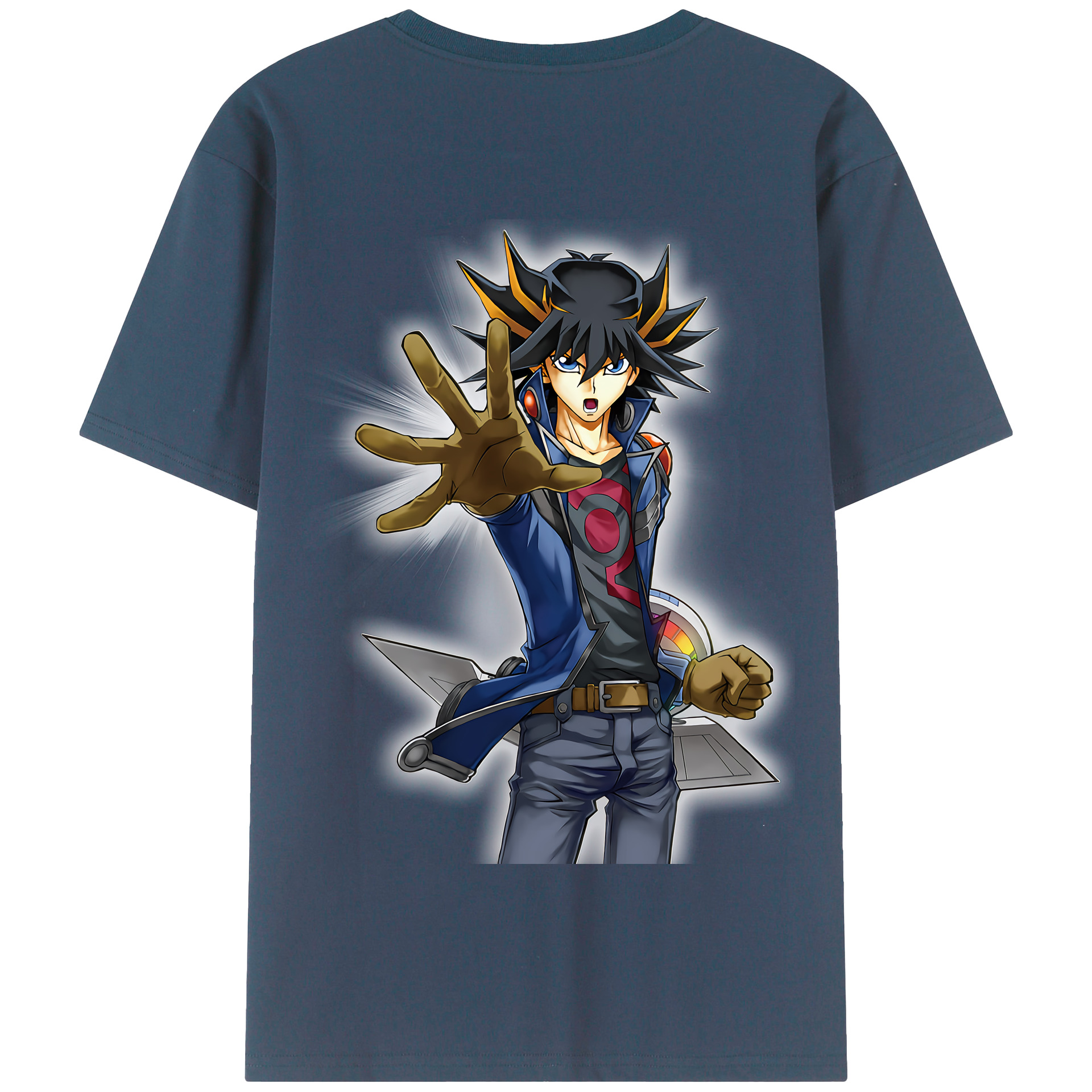 （画像用） 遊☆戯☆王 Yu-Gi-Oh! 綿100％半袖Tシャツ（背面プリント）