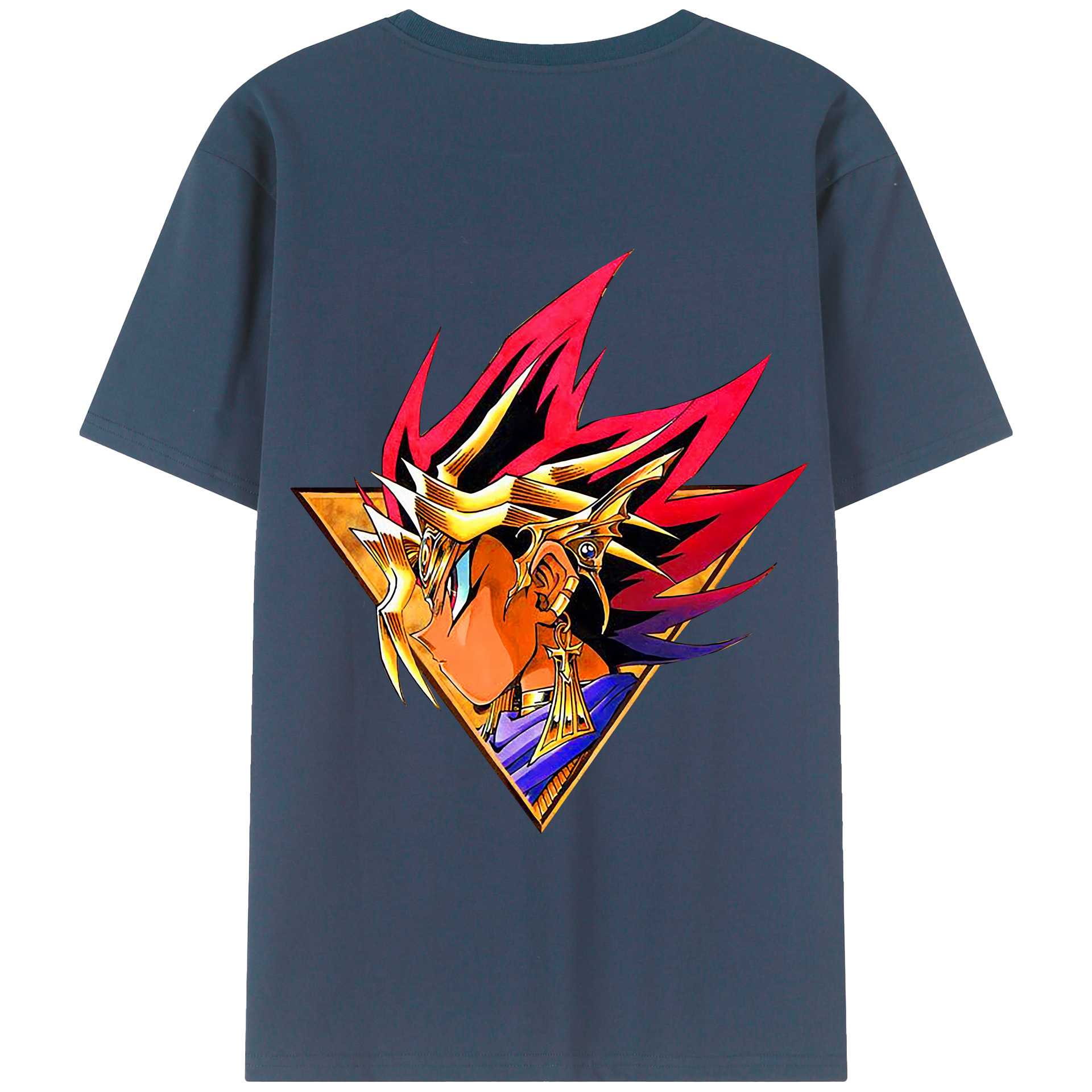 （画像用） 遊☆戯☆王 Yu-Gi-Oh! 綿100％半袖Tシャツ（背面プリント）