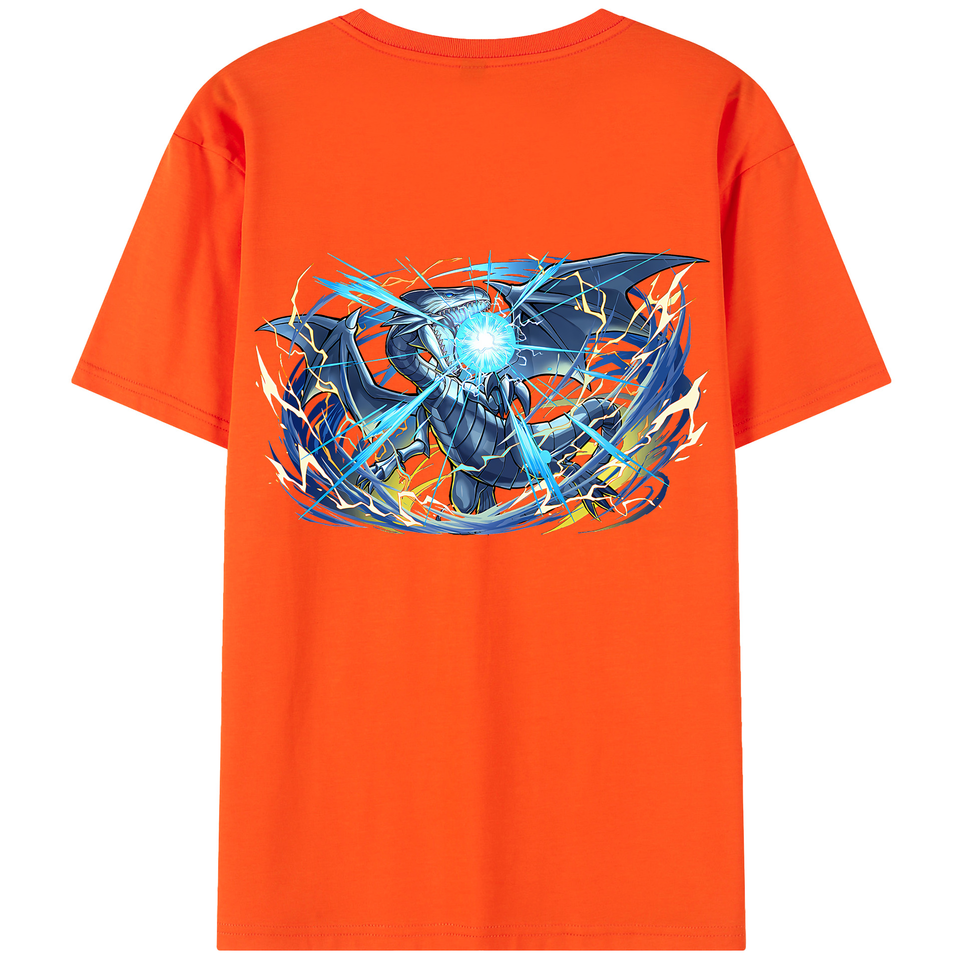 （画像用） 遊☆戯☆王 Yu-Gi-Oh! 綿100％半袖Tシャツ（背面プリント）