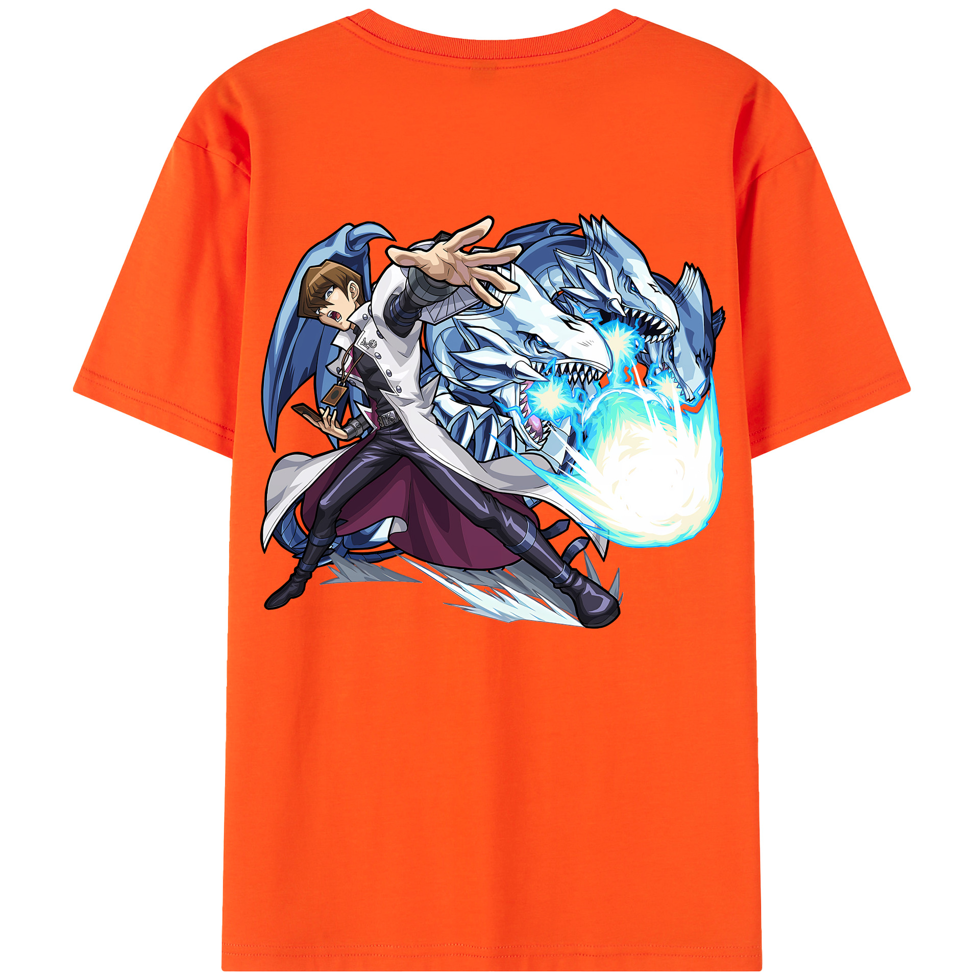 （画像用） 遊☆戯☆王 Yu-Gi-Oh! 綿100％半袖Tシャツ（背面プリント）